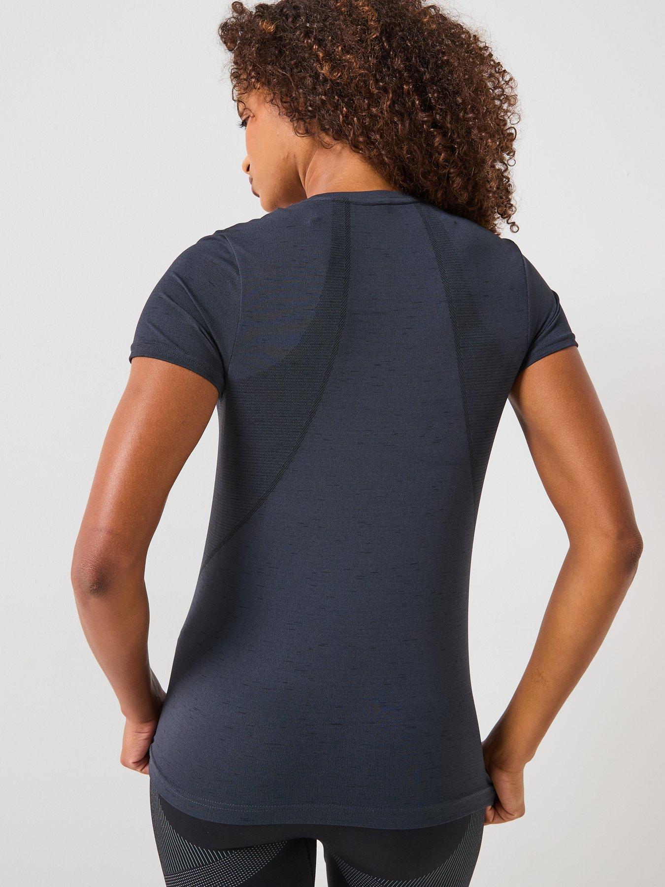 Image 2 of 6 of UNDER ARMOUR Women's Training Vanish Seamless Loose Short Sleeve T-Shirt - Black