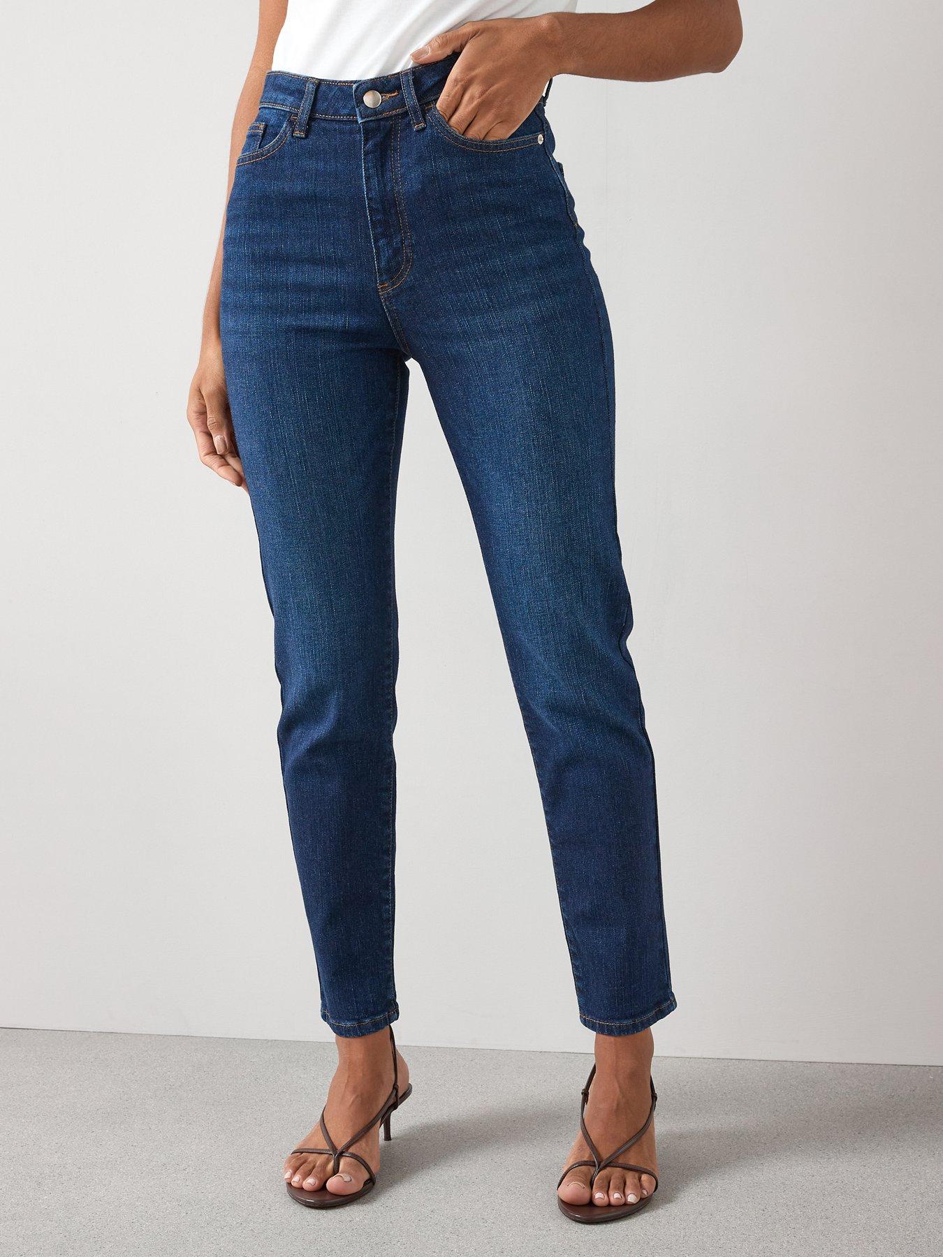 V by Very Issie Slim Leg Jeans - Dark Wash