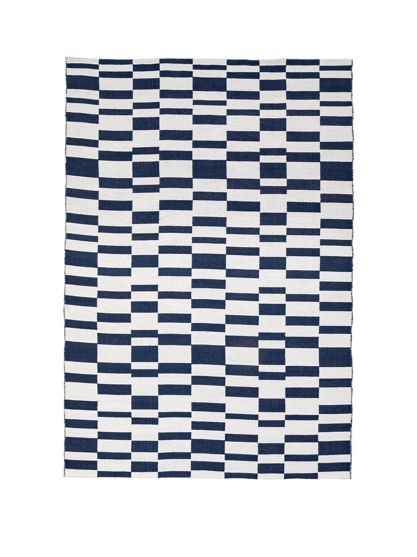 Image 2 of 6 of Gallery Kingston Jacquard Rug Blue 1600x2300mm