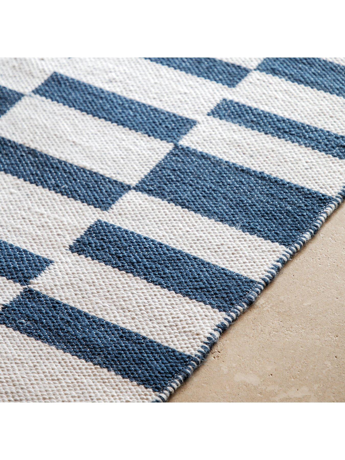 Image 3 of 6 of Gallery Kingston Jacquard Rug Blue 1600x2300mm