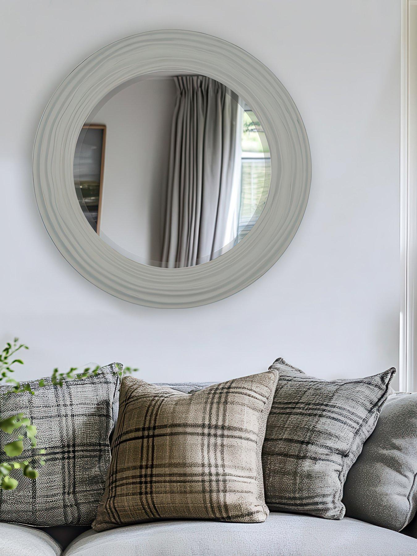 Image 1 of 3 of Gallery Direct Cumbria Mirror Light Grey