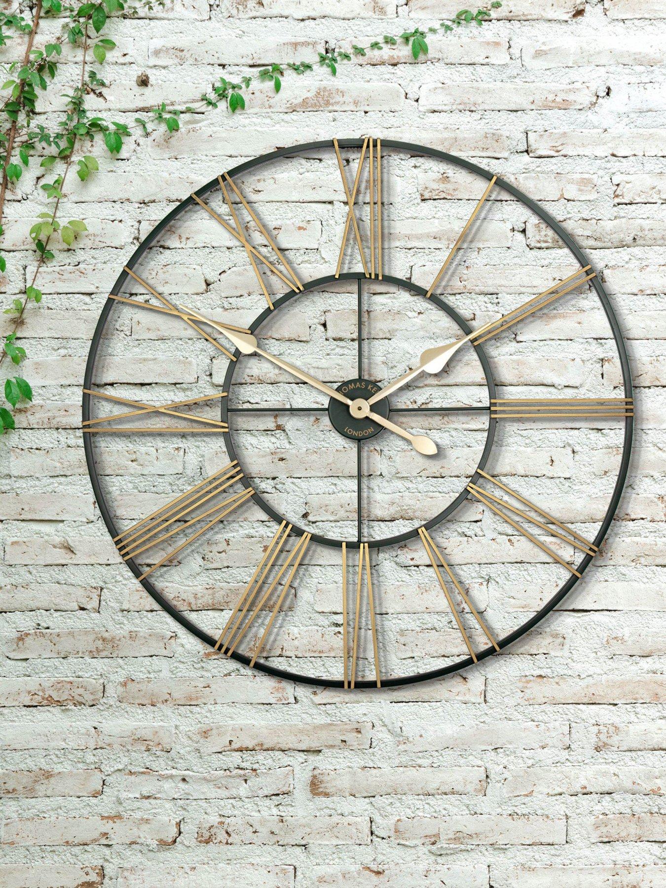 Product photograph of Gallery Summer House Green Clock from very.co.uk