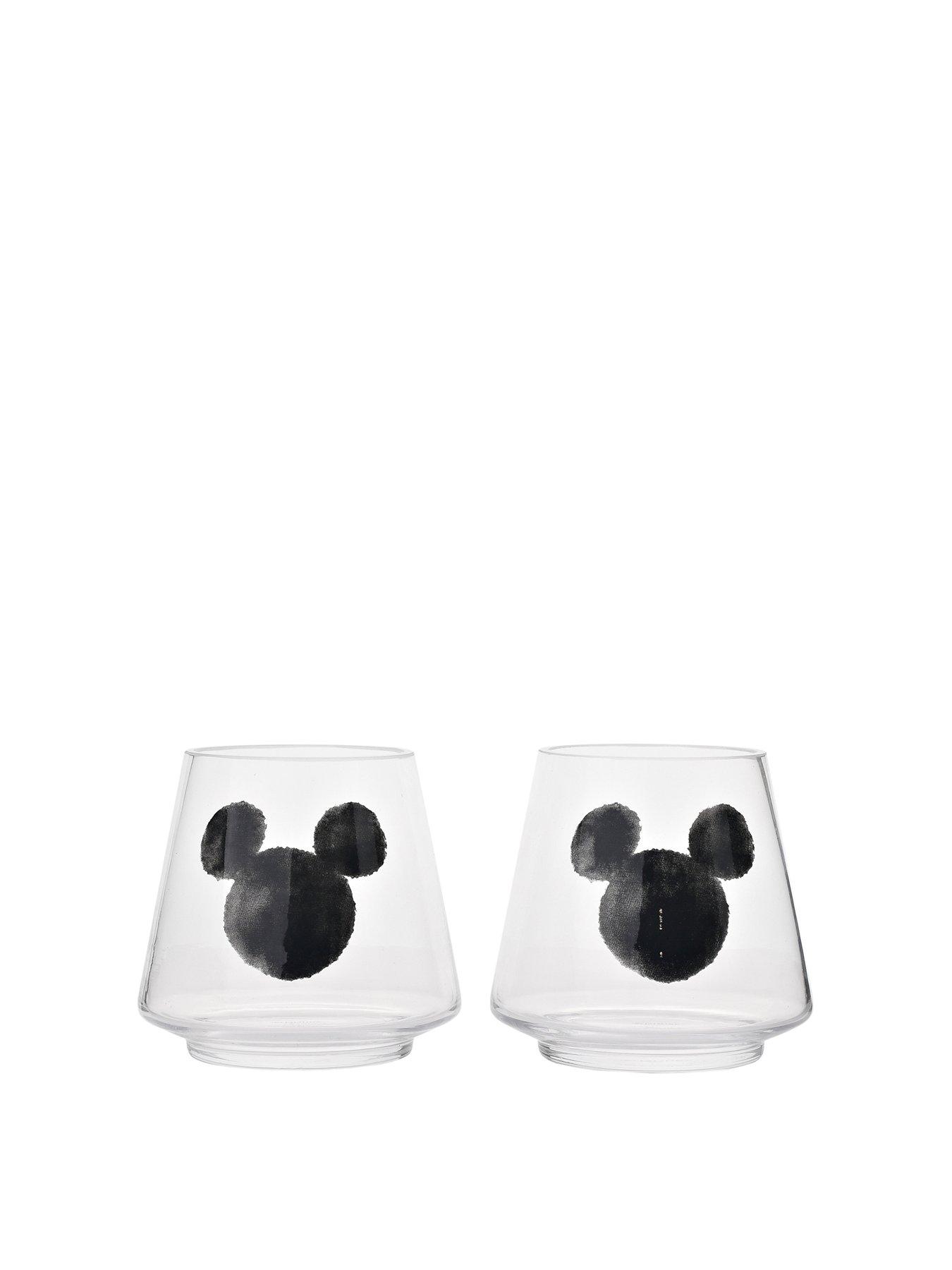 Image 2 of 6 of Disney Mickey Shapes Set of 2 Glass Candle Holders