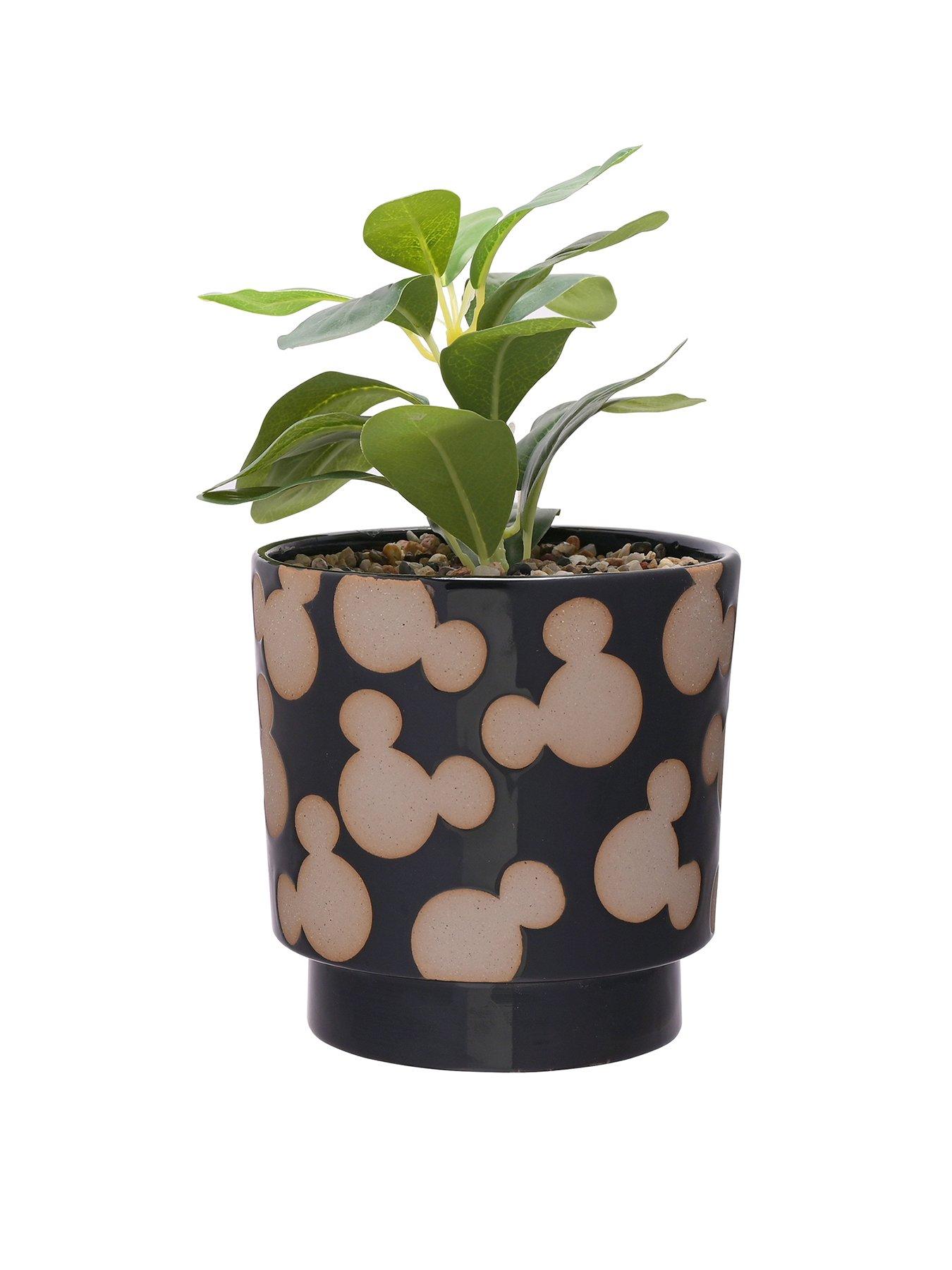 undefined Mickey Shapes Black Planter