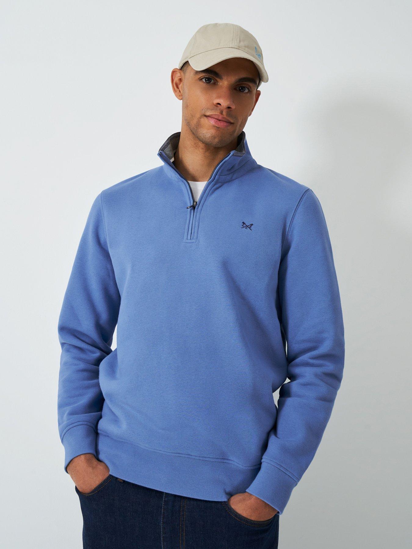undefined Classic 1/2 Zip Sweatshirt - Blue