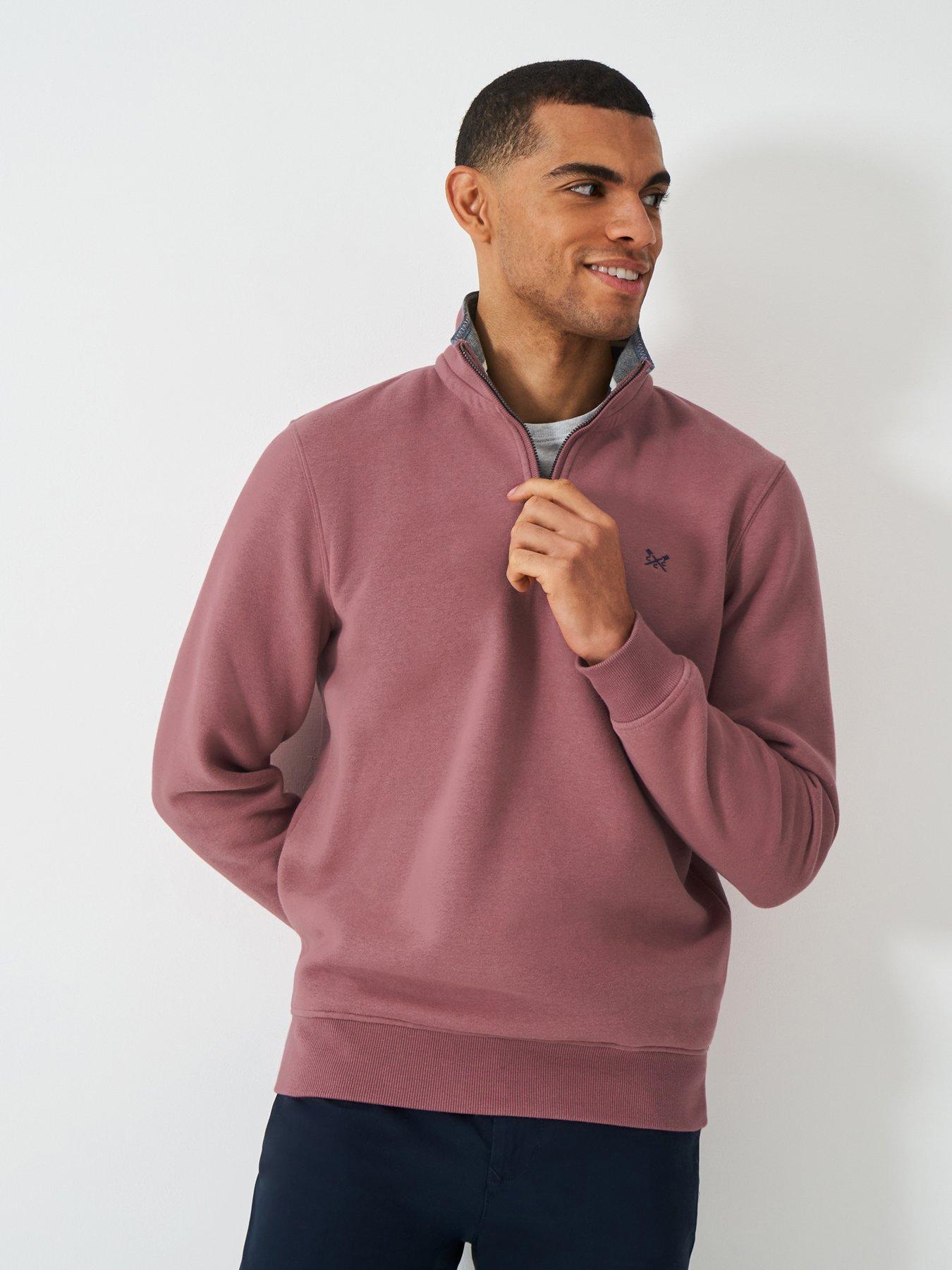 undefined Classic 1/2 Zip Sweatshirt - Pink