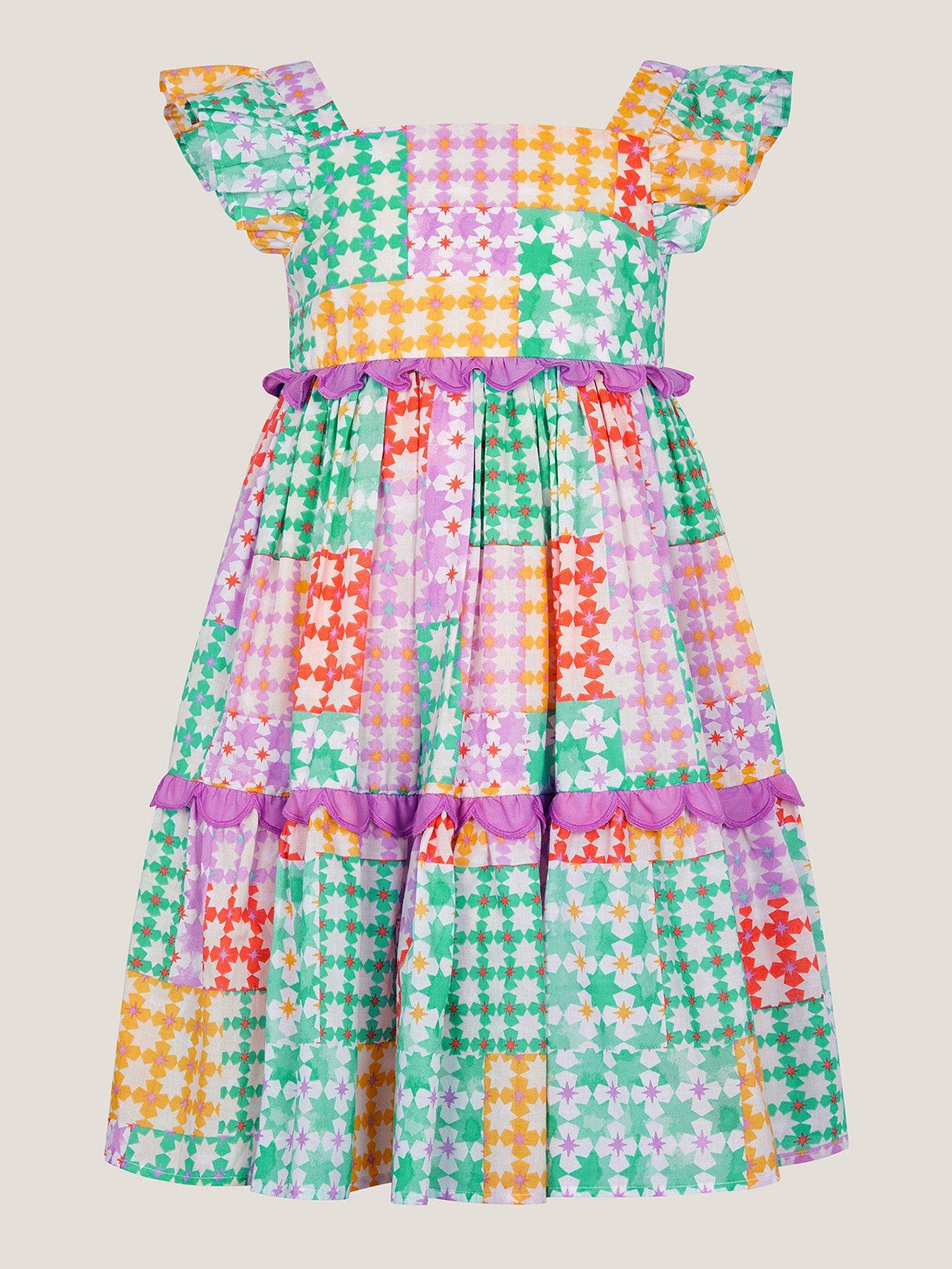 undefined Girls Star Dress - Multi