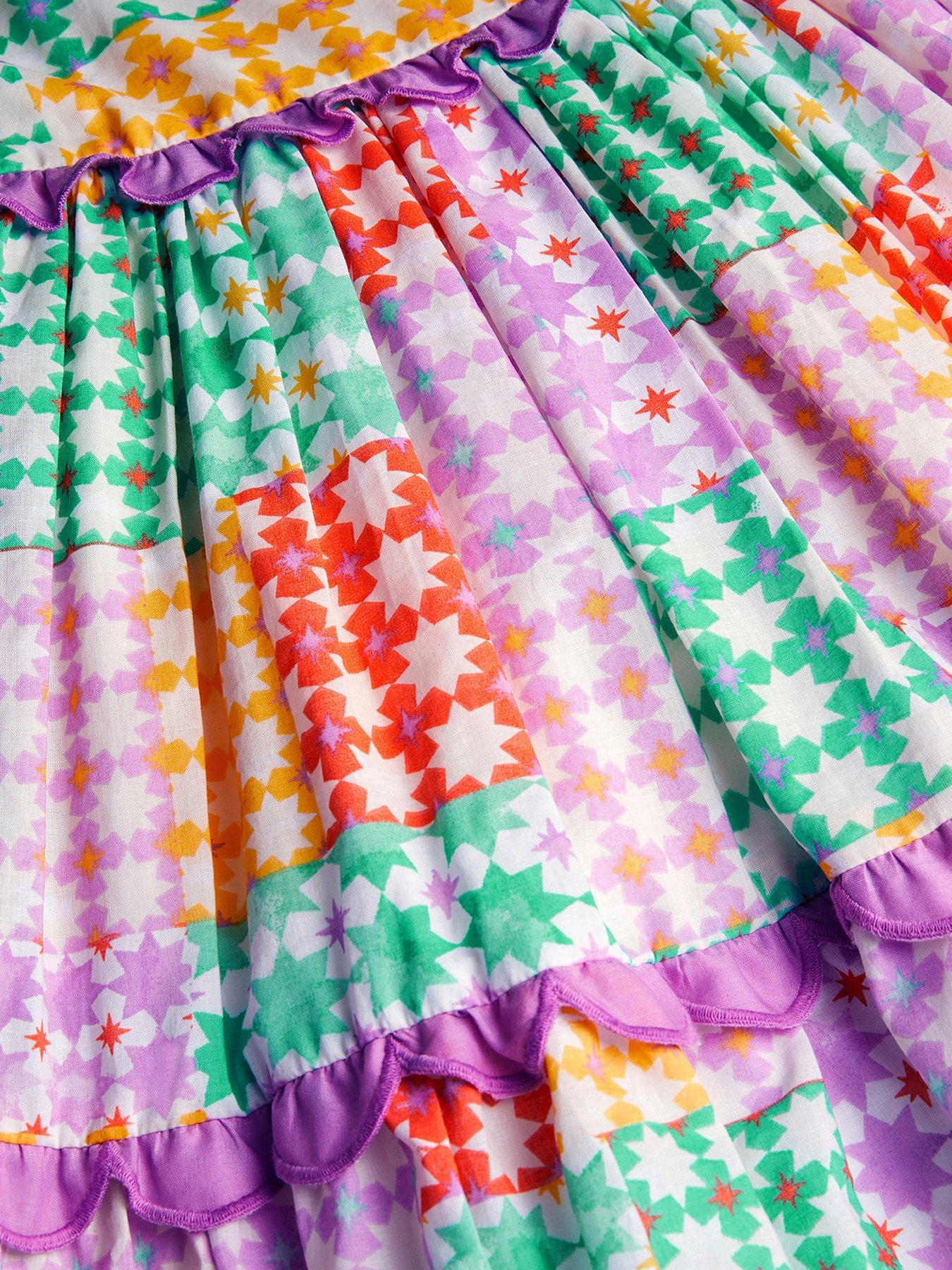 Image 3 of 3 of Monsoon Girls Star Dress - Multi