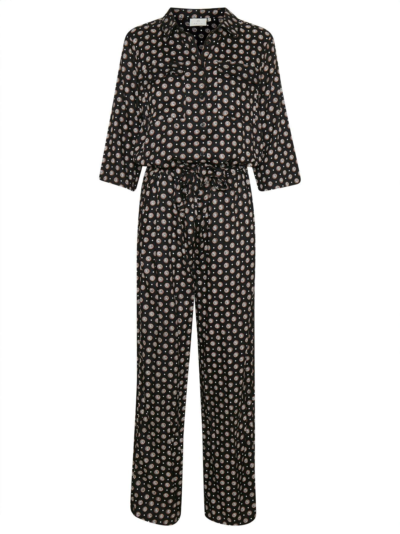 Kaffe ISOLDE AMBER - Jumpsuit - Poison Green/black/grün