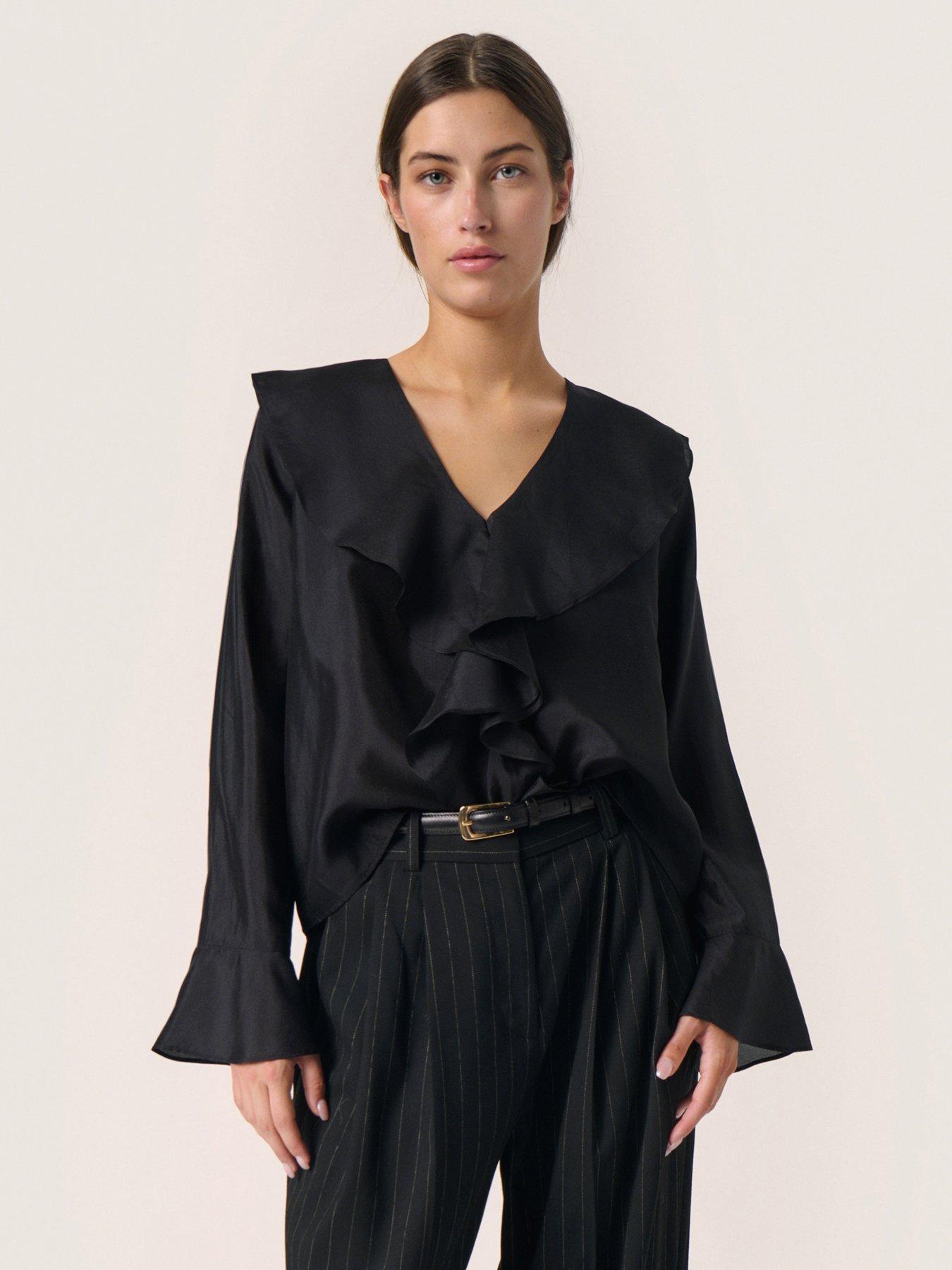 Image 1 of 6 of Soaked In Luxury Karolina Blouse - Black