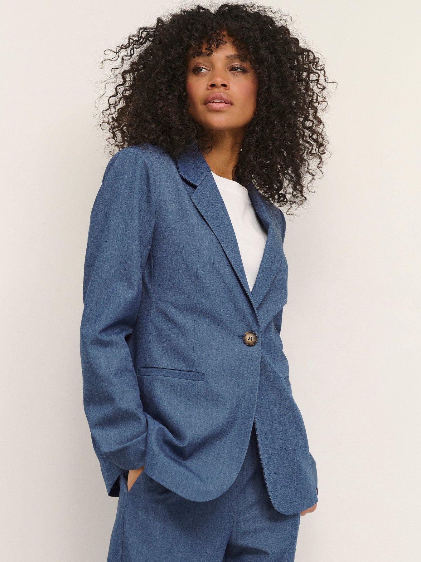 kaffe-sakura-single-button-blazer-blue