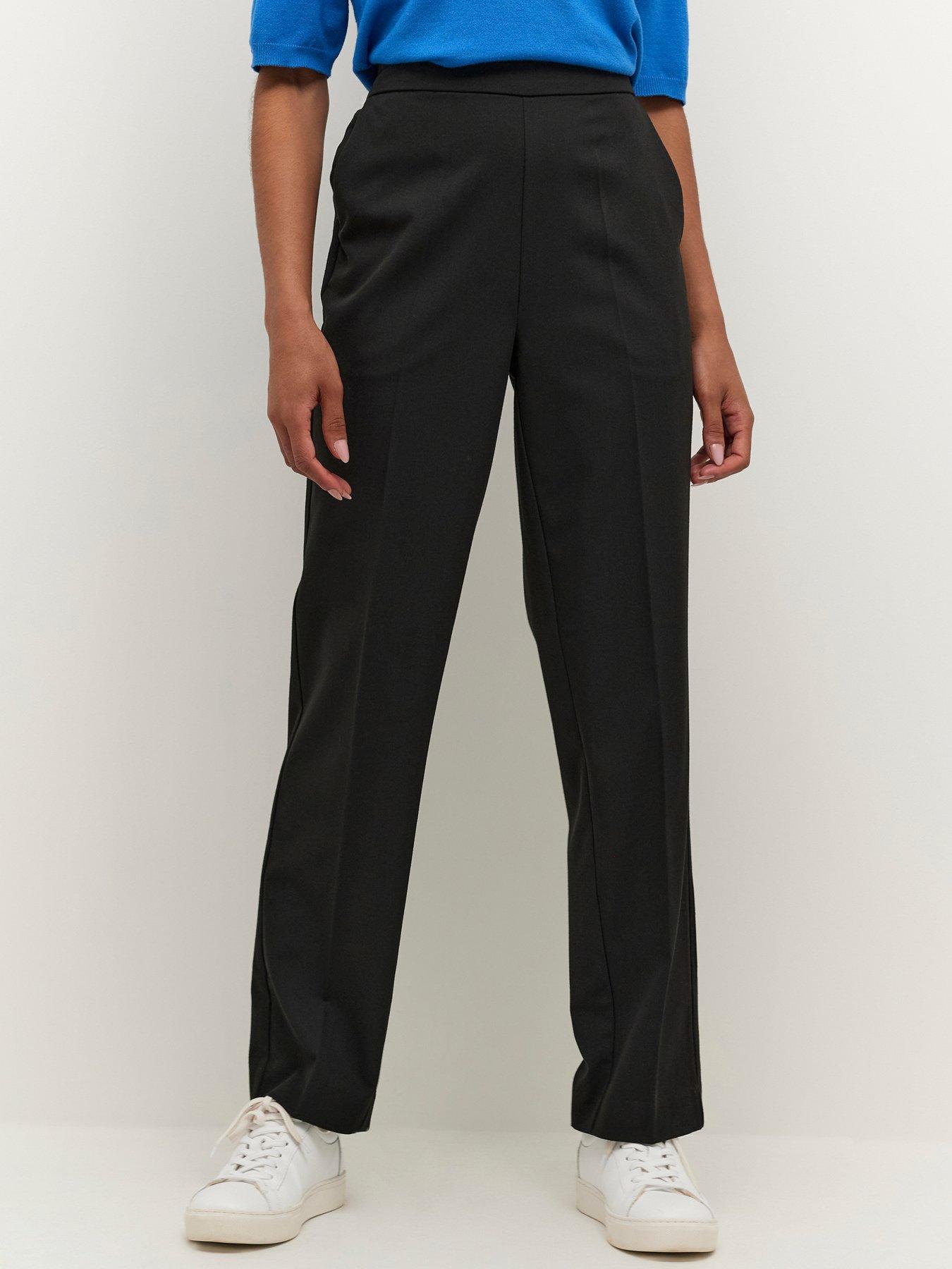 undefined Sakura Cropped Trousers - Black