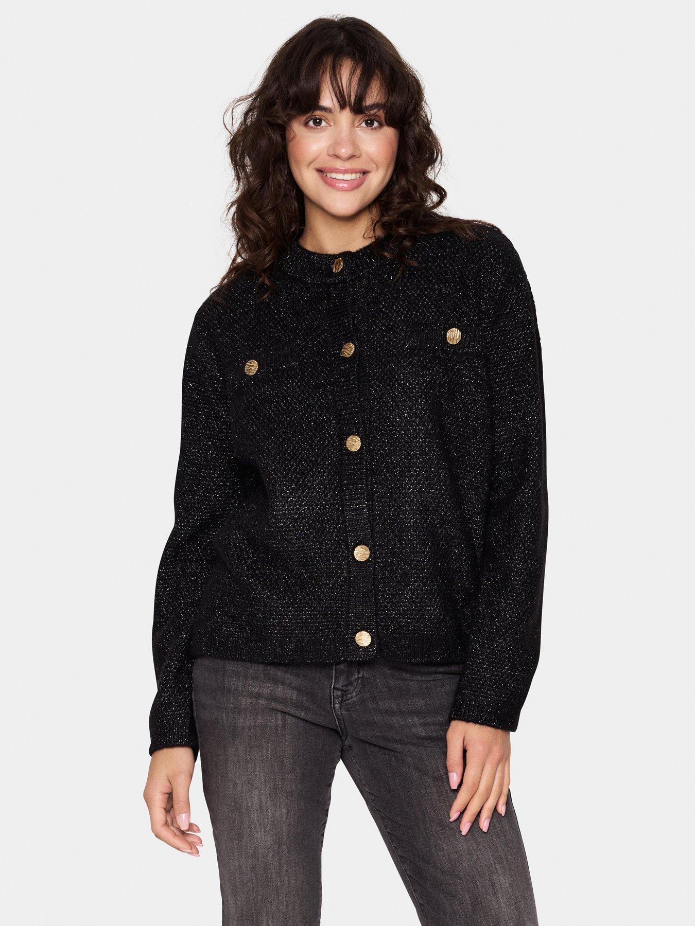 undefined Isela Cardigan - Black