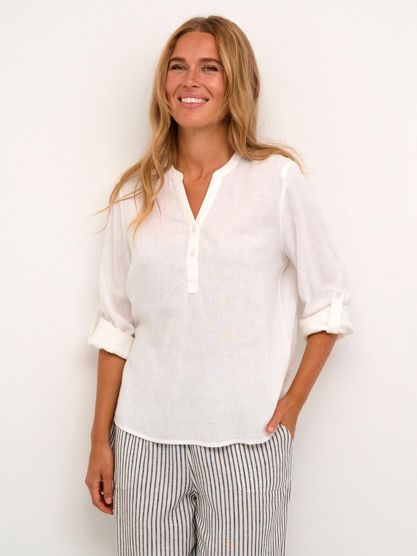 undefined Milia Blouse - White