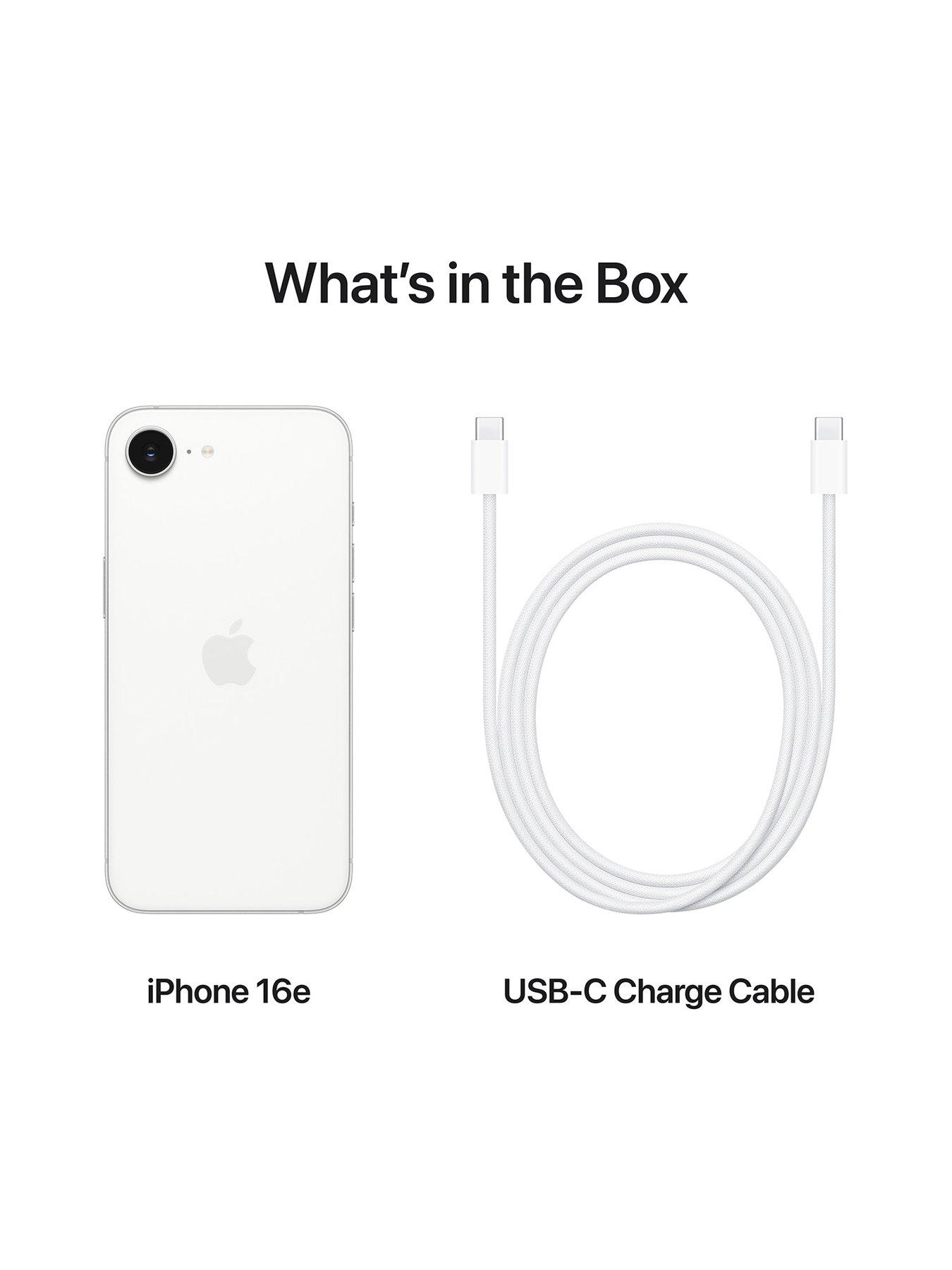 Image 7 of 8 of Apple iPhone 16e, 128Gb - White