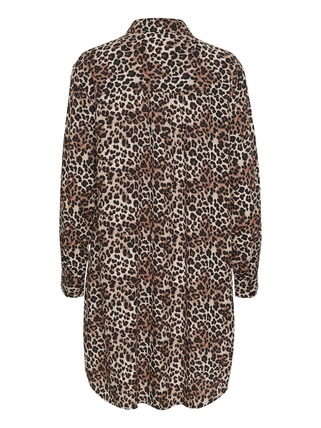 Image 6 of 6 of Cream Tiah Shirt Dress - Multi