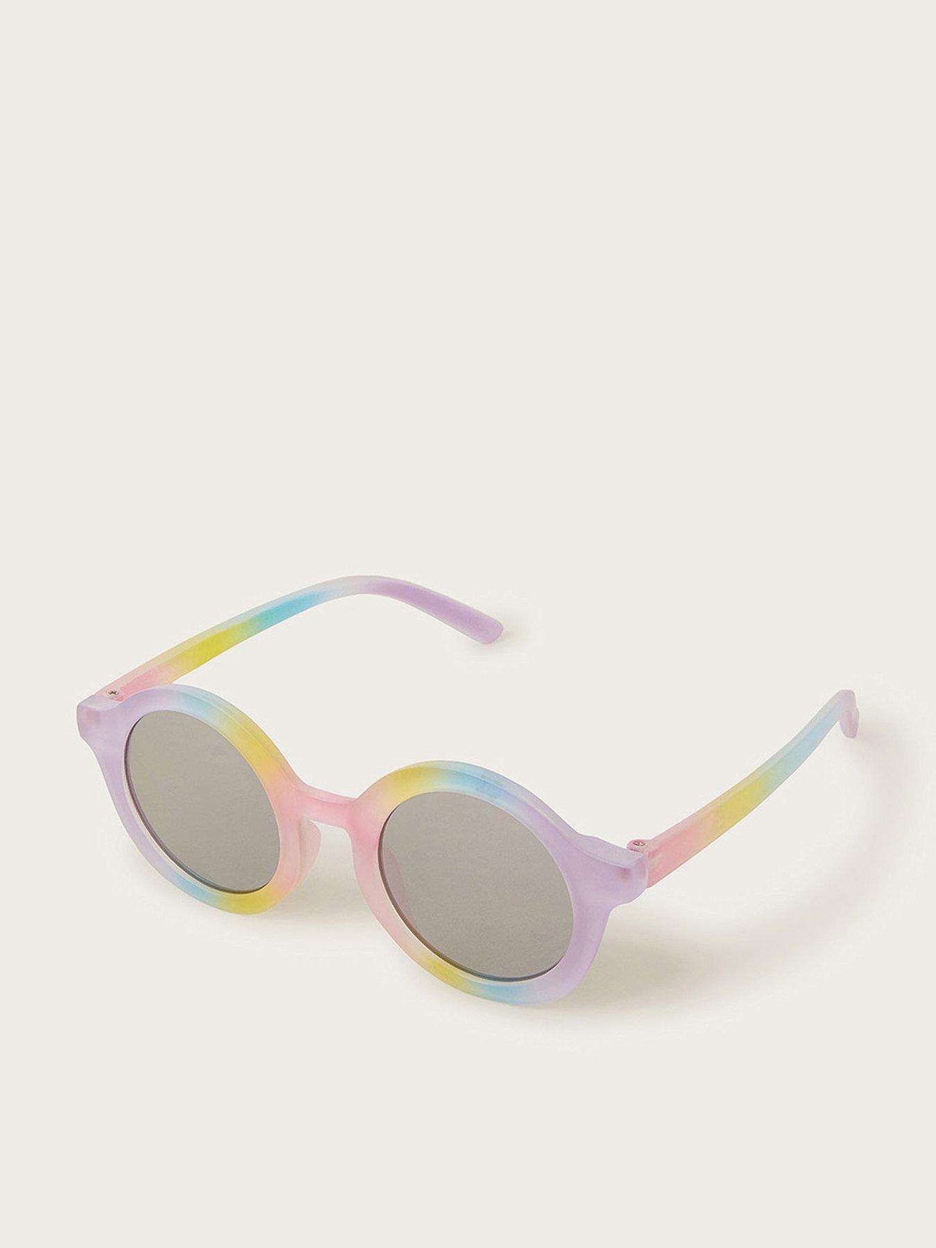 undefined Girls Round Rainbow Sunglasses - Multi