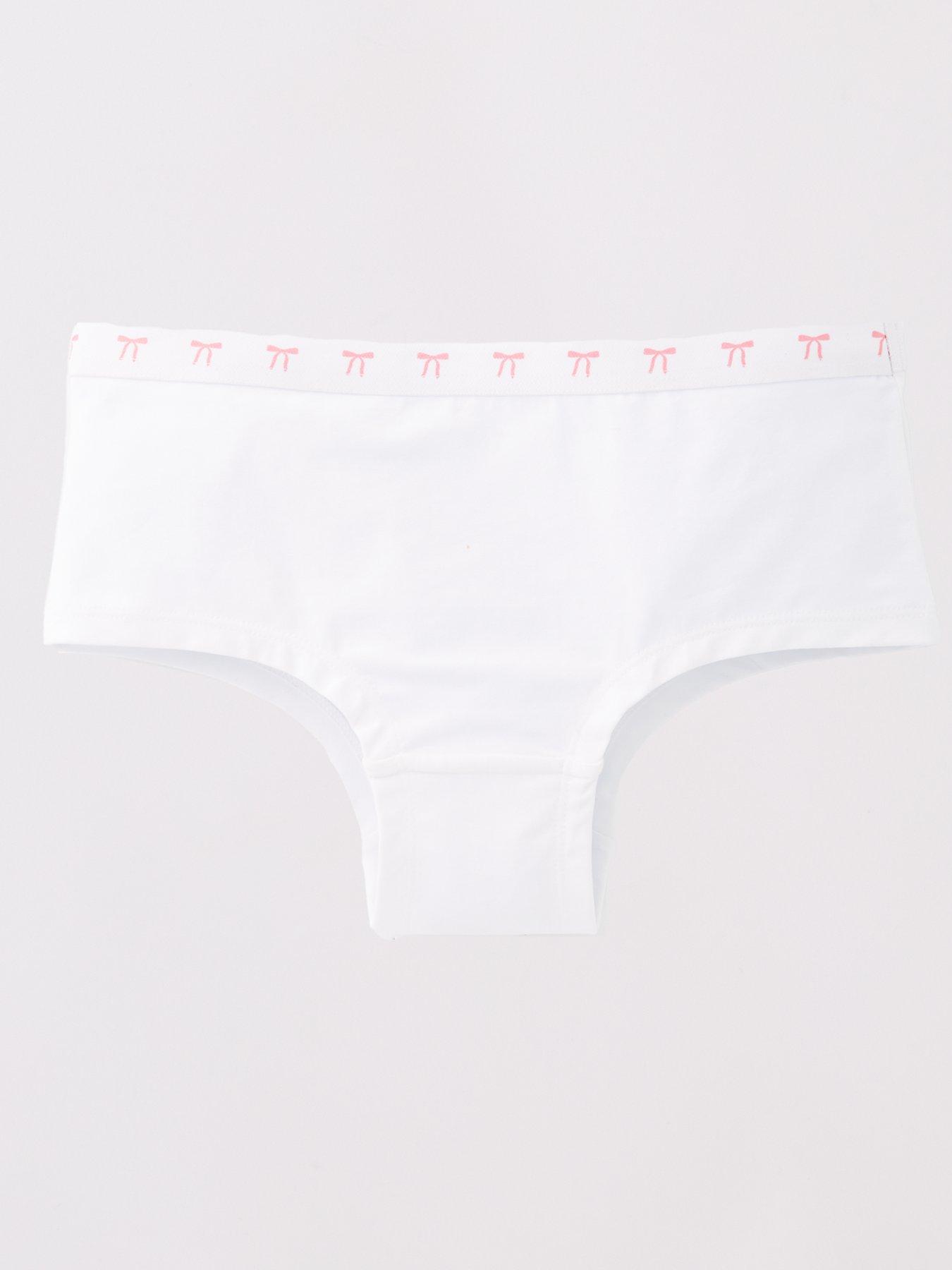 Image 3 of 5 of V by Very Girls 7pk Bow Briefs
