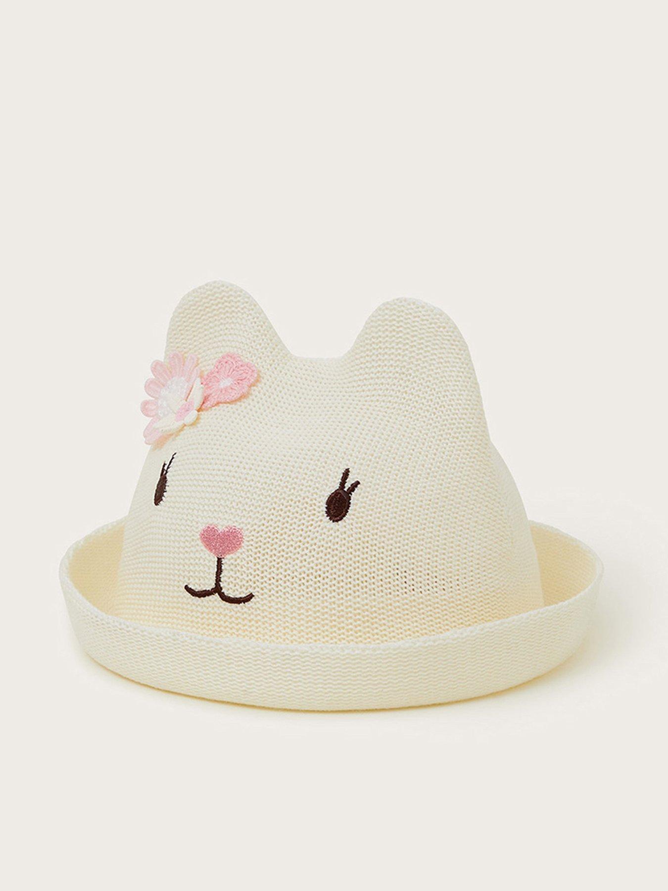 undefined Baby Girls Novelty Floral Hat - White