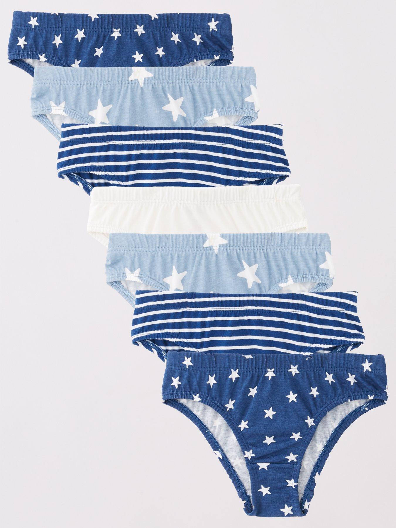 Image 1 of 4 of The Very Collection Boys 7 Pack Star Briefs - Multi