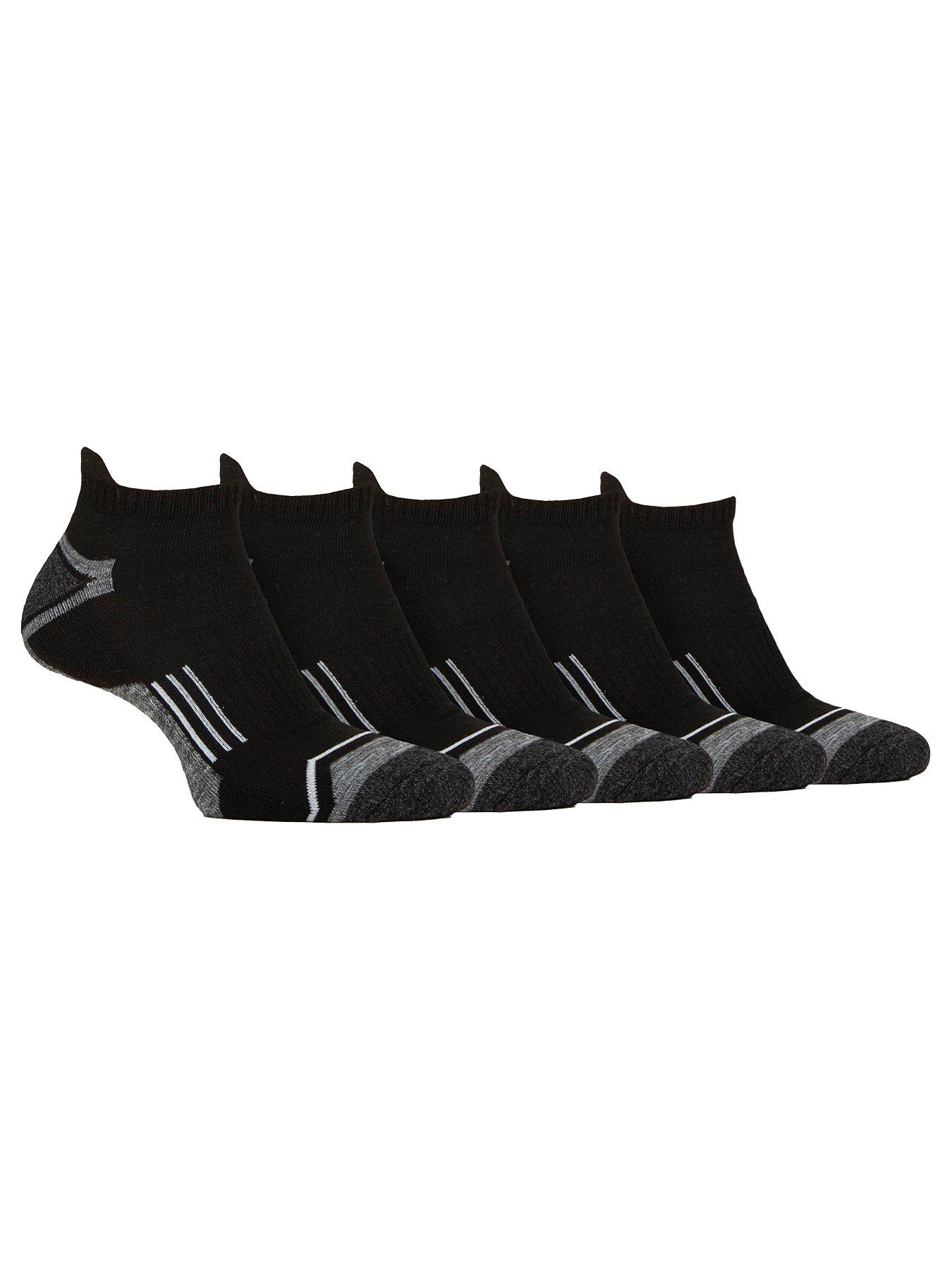 undefined Jeep Tech Performance Trainer Liner Socks 5 Pack - Black