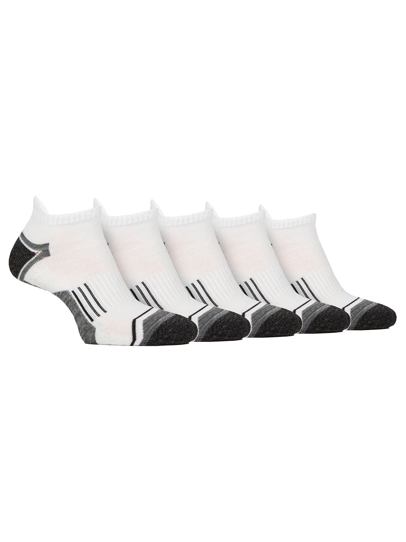 undefined Jeep Tech Performance Trainer Liner Socks 5 Pack - White
