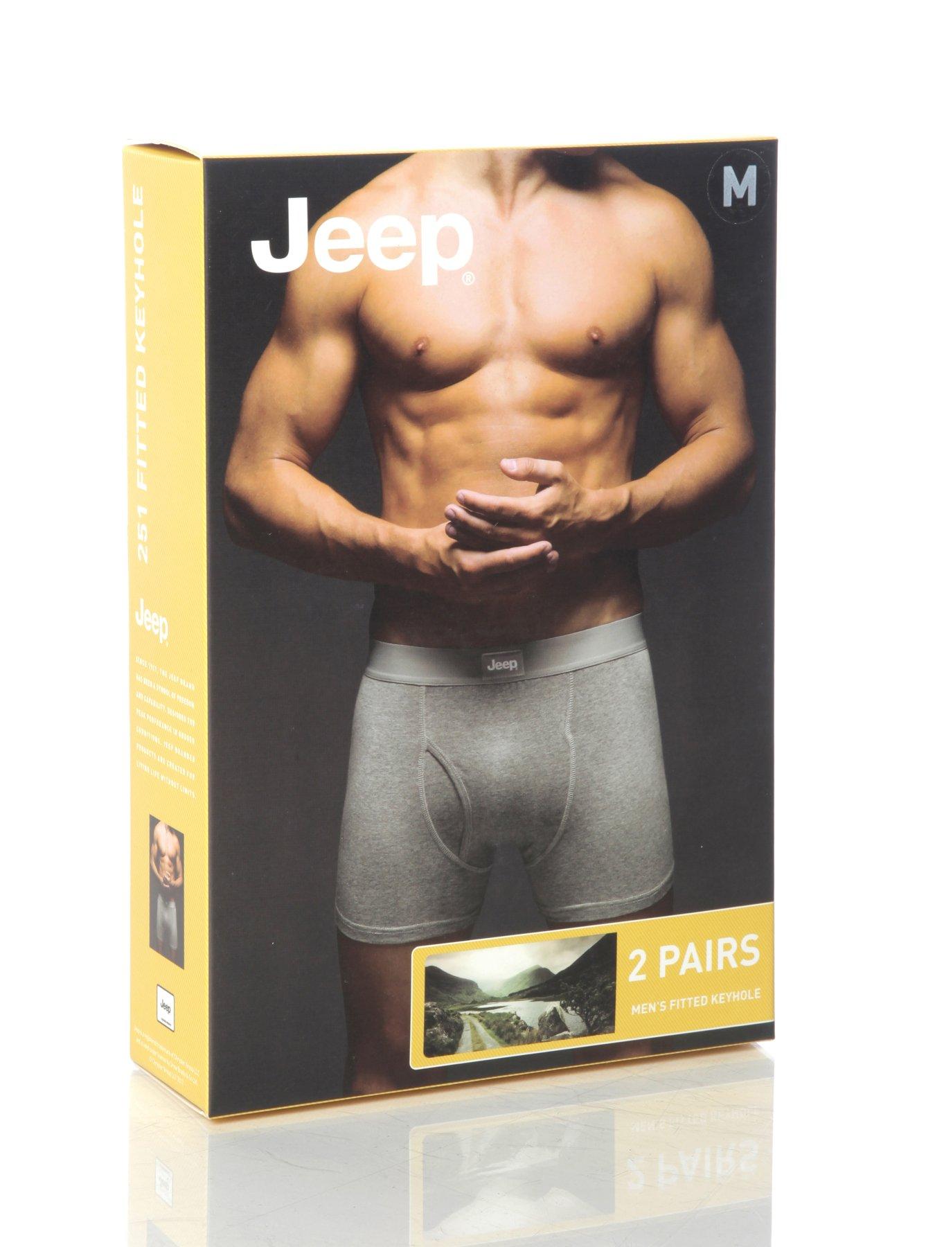 Jeep Plain Keyhole Trunks 2 Pack - Black | Very