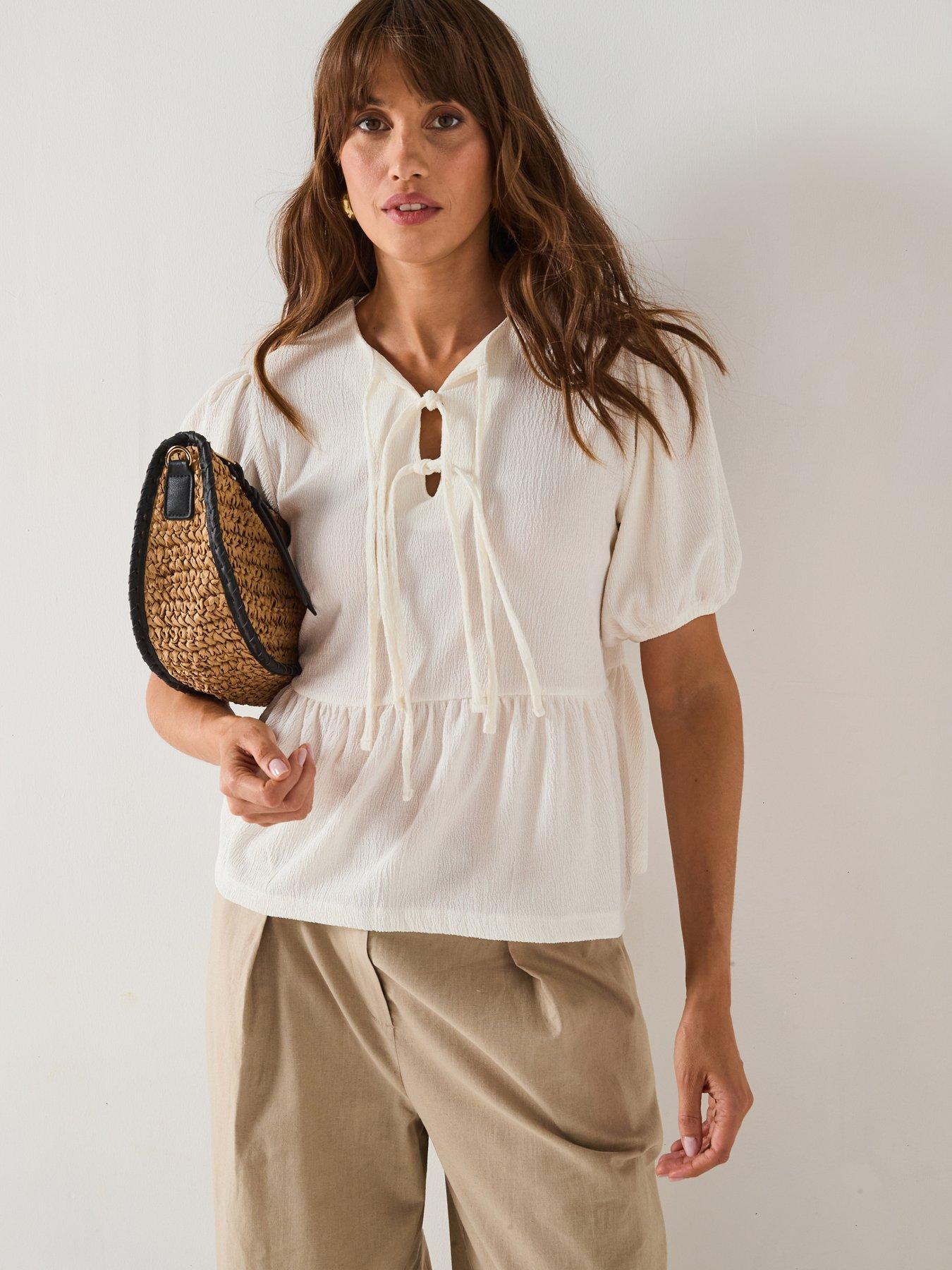 Image 1 of 6 of Barbour Louise Top - Cloud