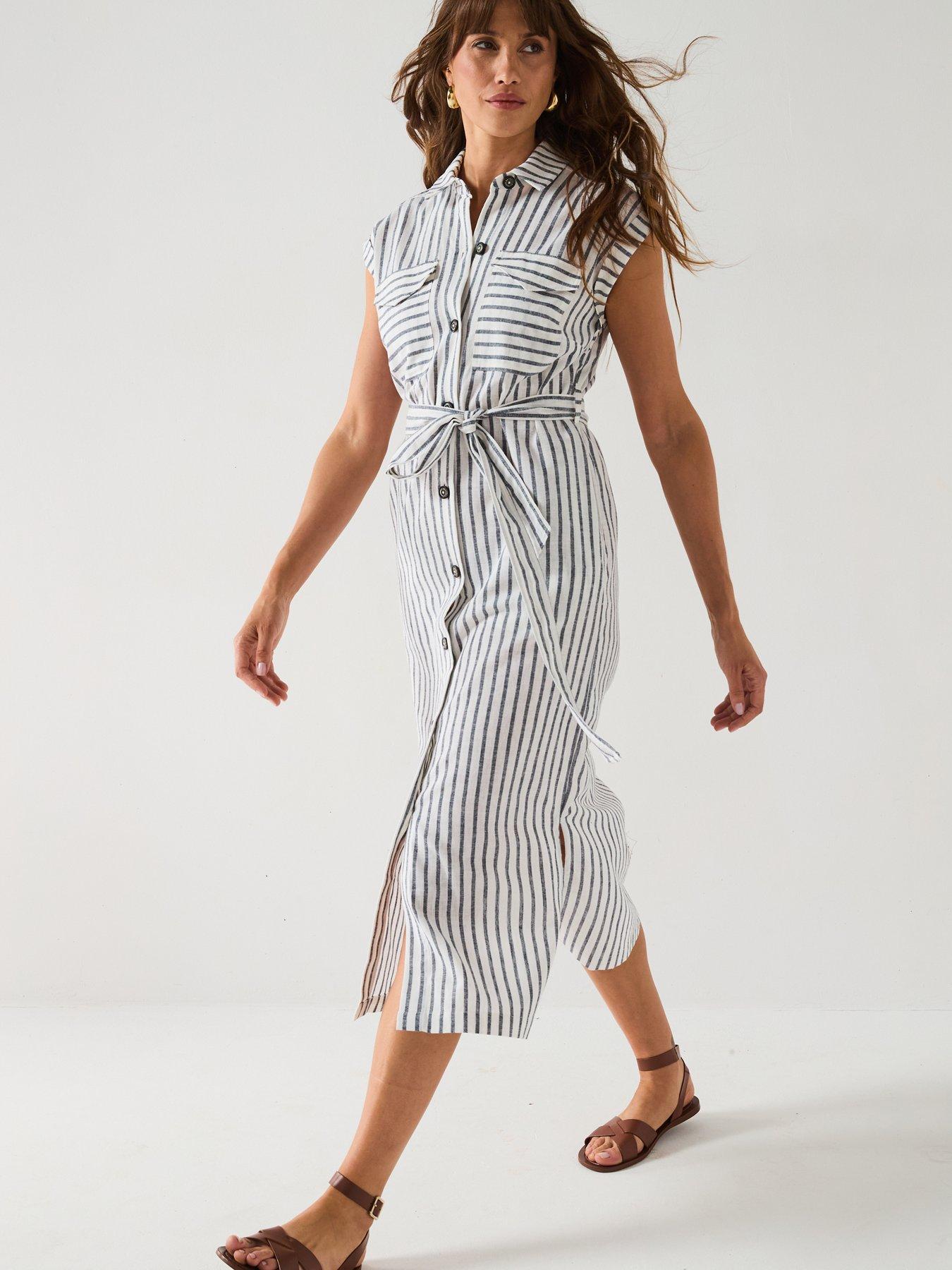 undefined Abby Dress - Navy