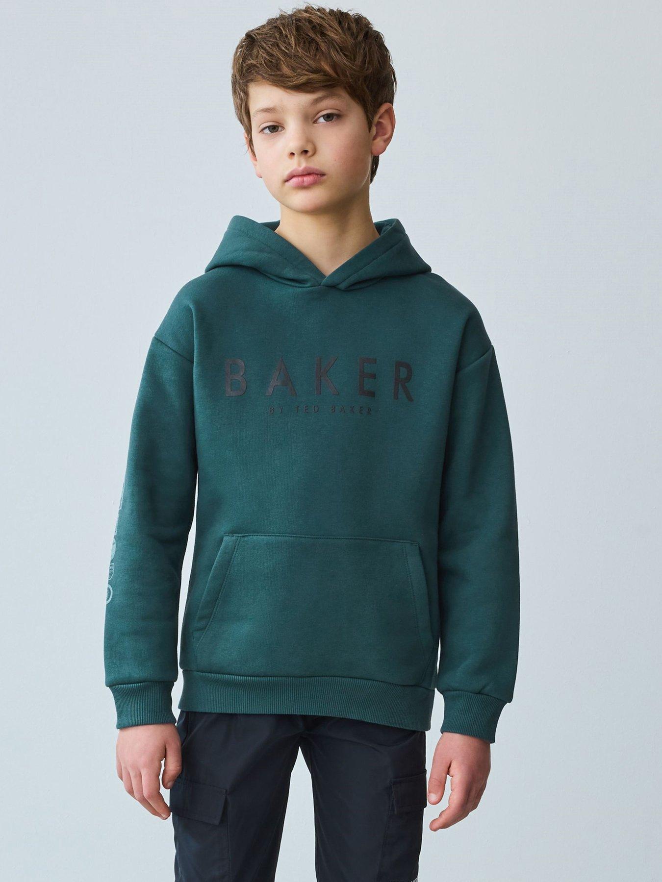 undefined Boys Graphic Hoodie - Green