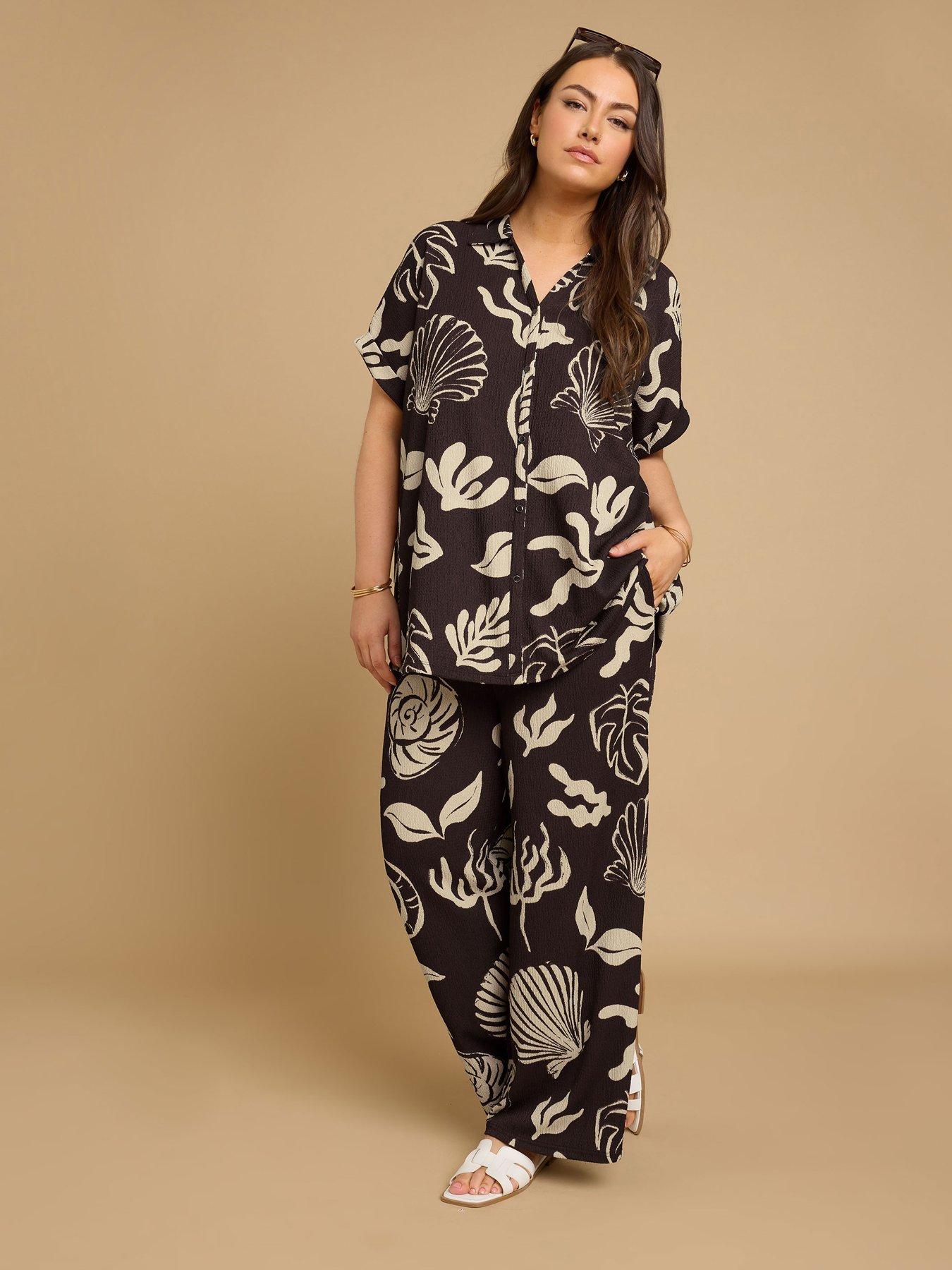 Image 3 of 3 of Yours Curve Grown On Boxy Shirt