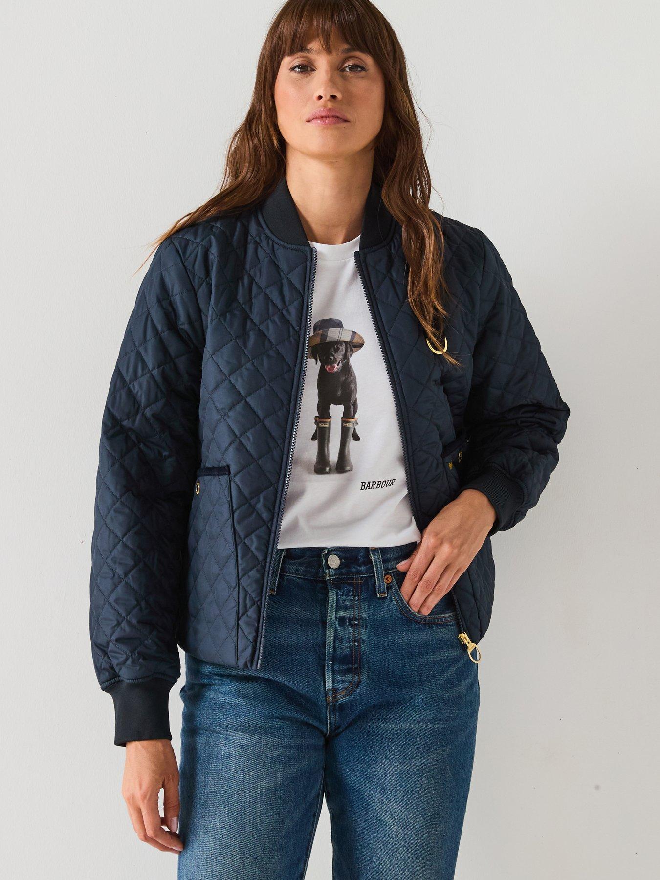 Barbour Reyna Quilt - Navy | Very