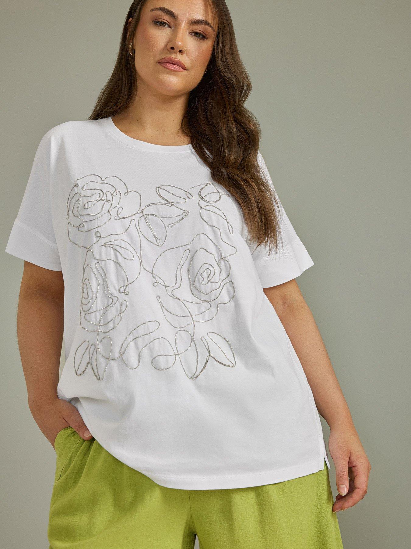 undefined Chain Detail T-shirt
