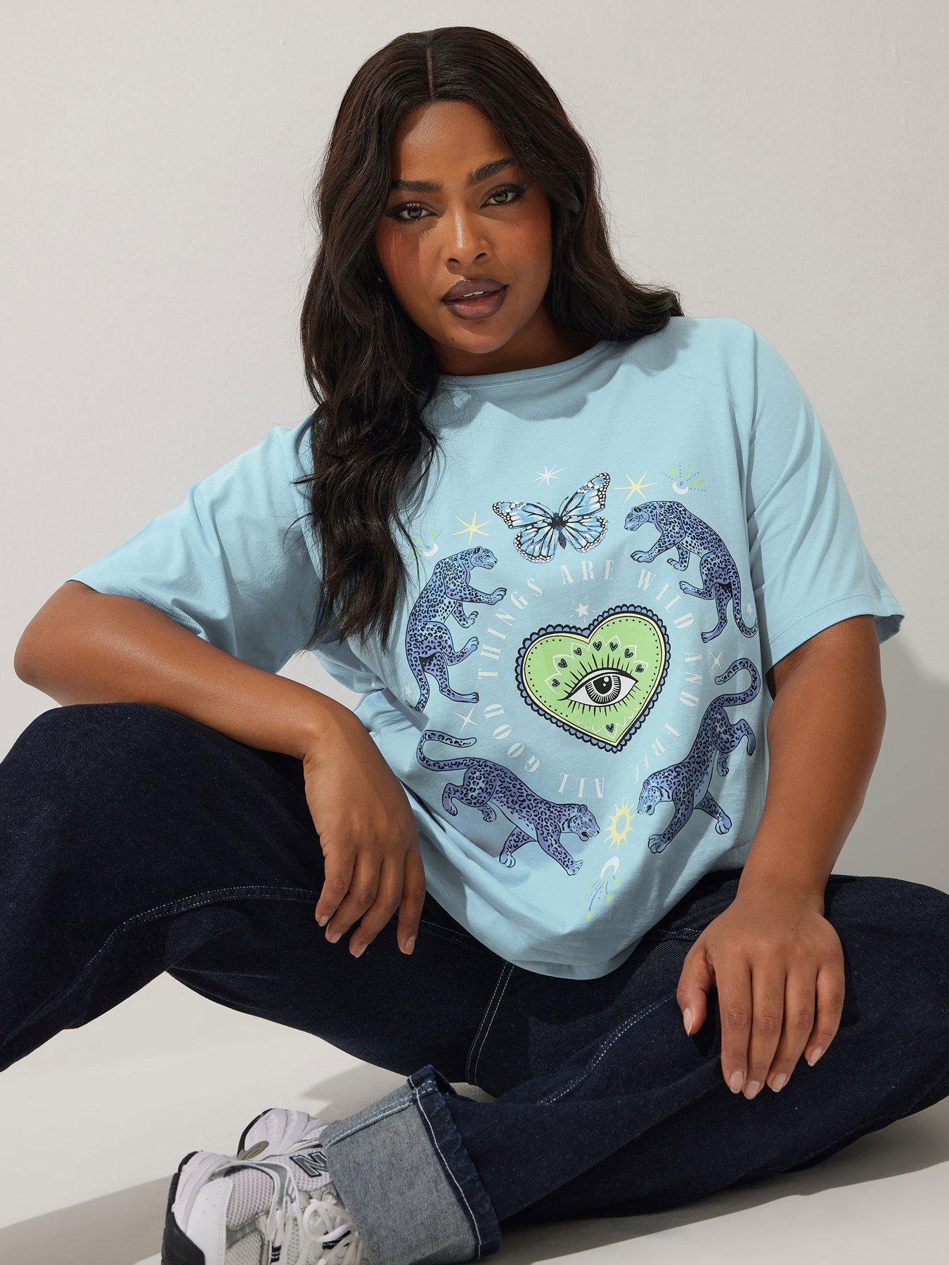 undefined Curve Mystic T-Shirt - Blue