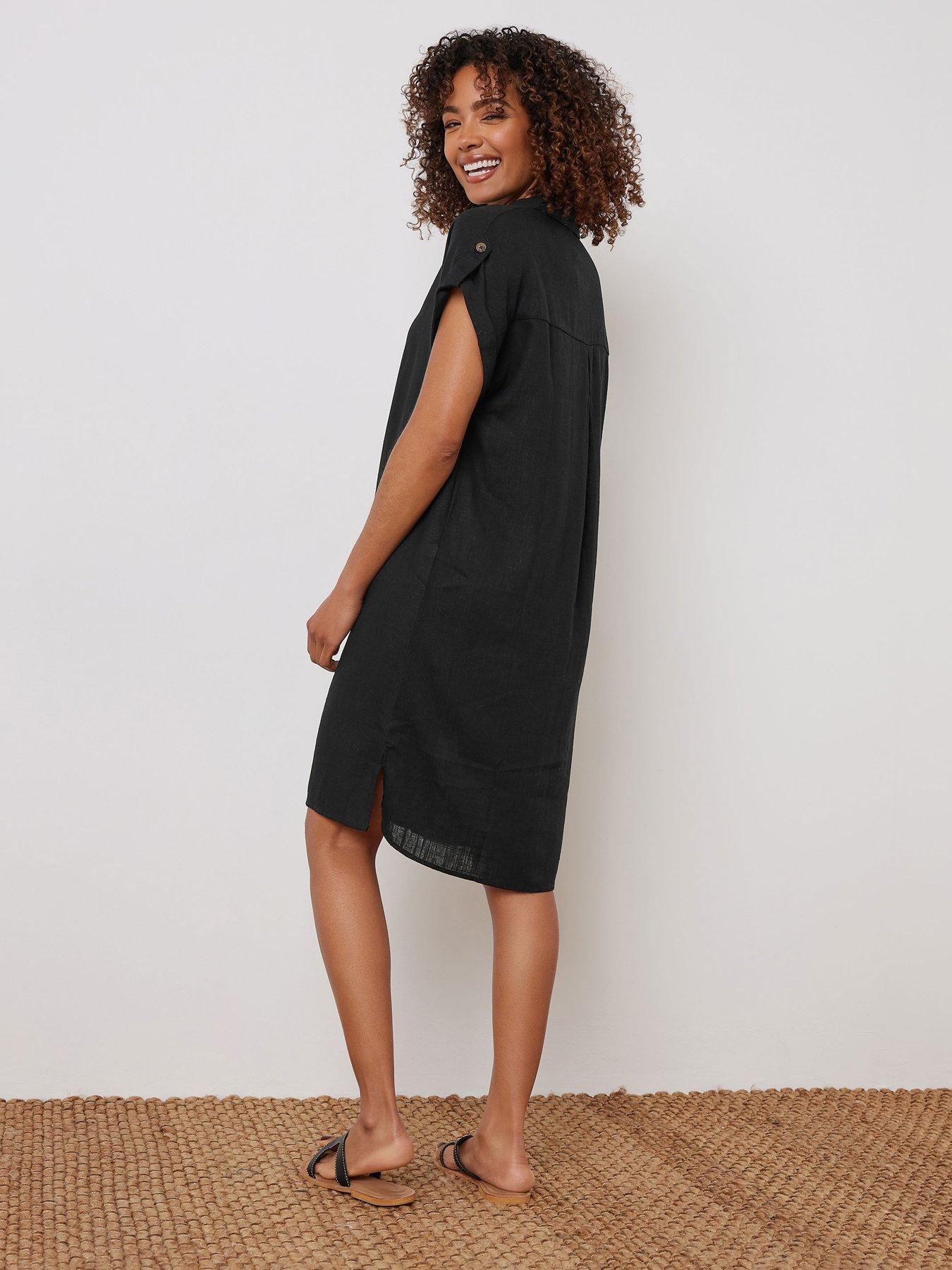 Image 2 of 4 of M&Co Relaxed Shirt Dress