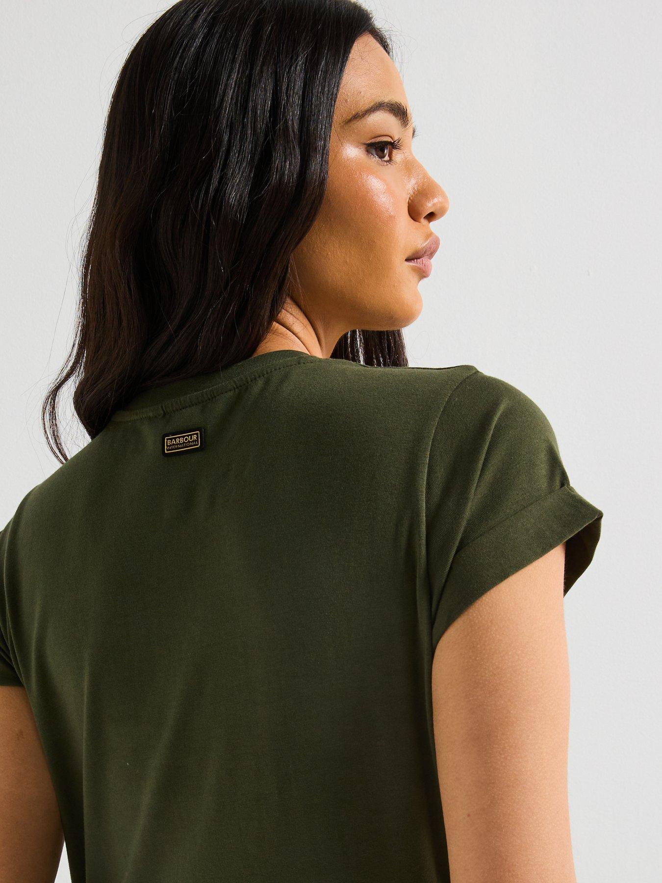 Image 4 of 5 of Barbour International Palma Maxi Dress - Green