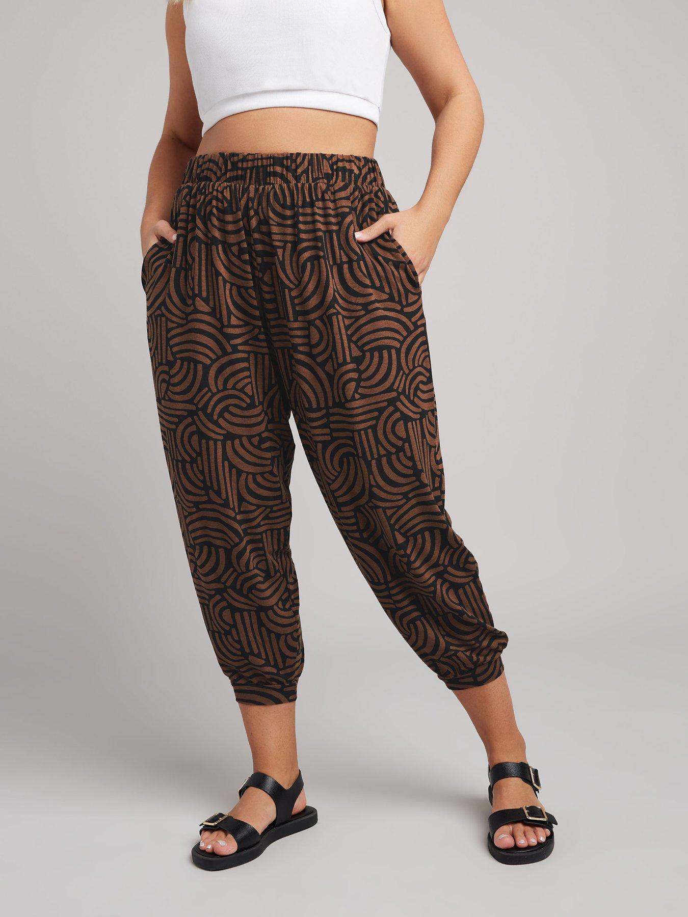 undefined Curve Jersey Crop Harem