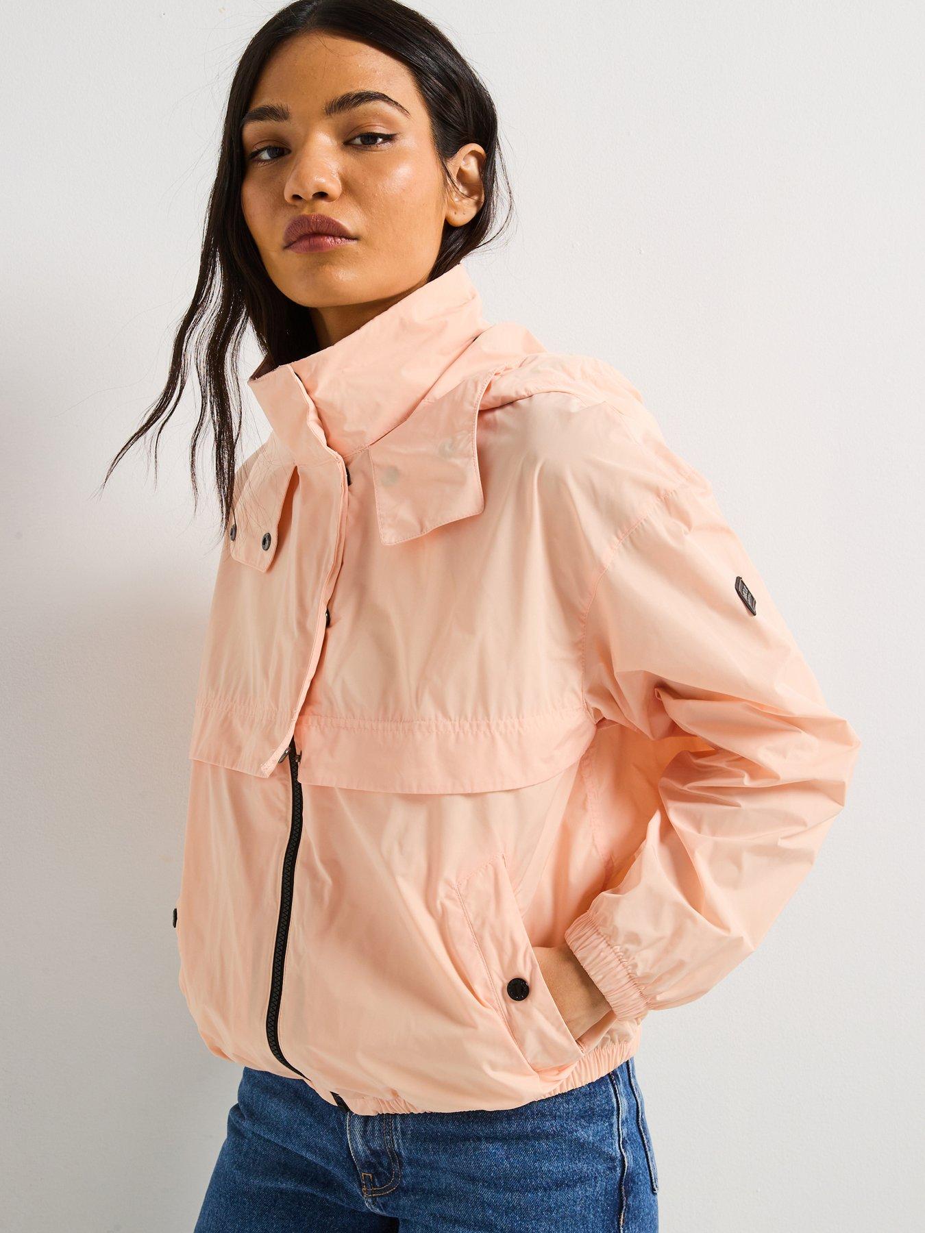 Image 1 of 6 of Barbour International Lolita Showerproof Jacket - Orange