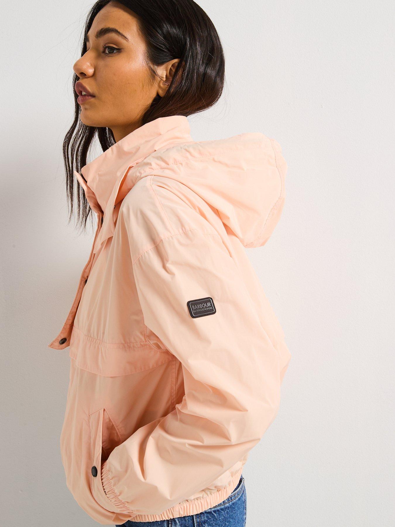 Image 4 of 6 of Barbour International Lolita Showerproof Jacket - Orange