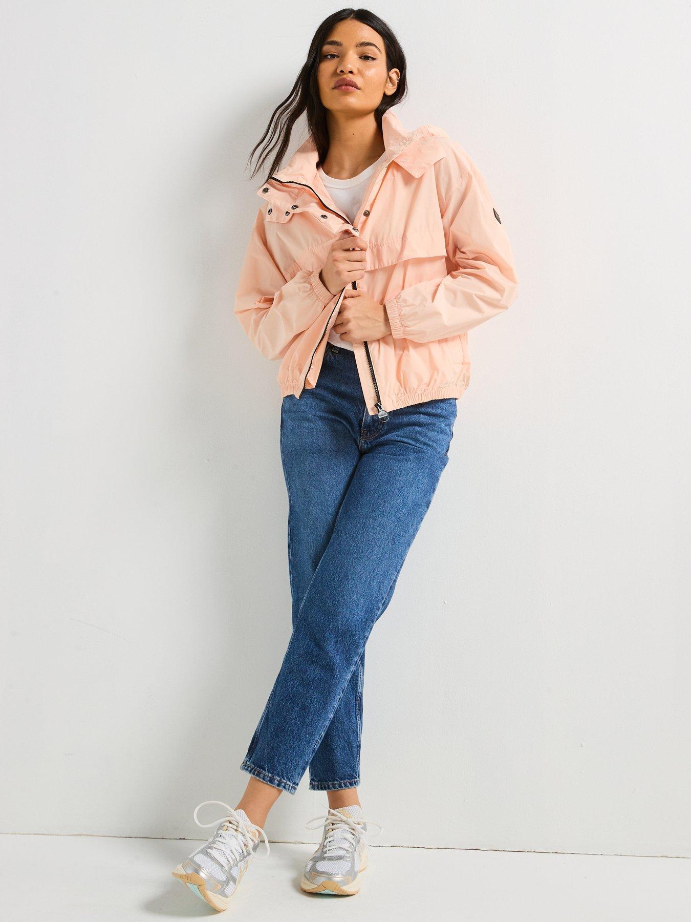 Image 6 of 6 of Barbour International Lolita Showerproof Jacket - Orange