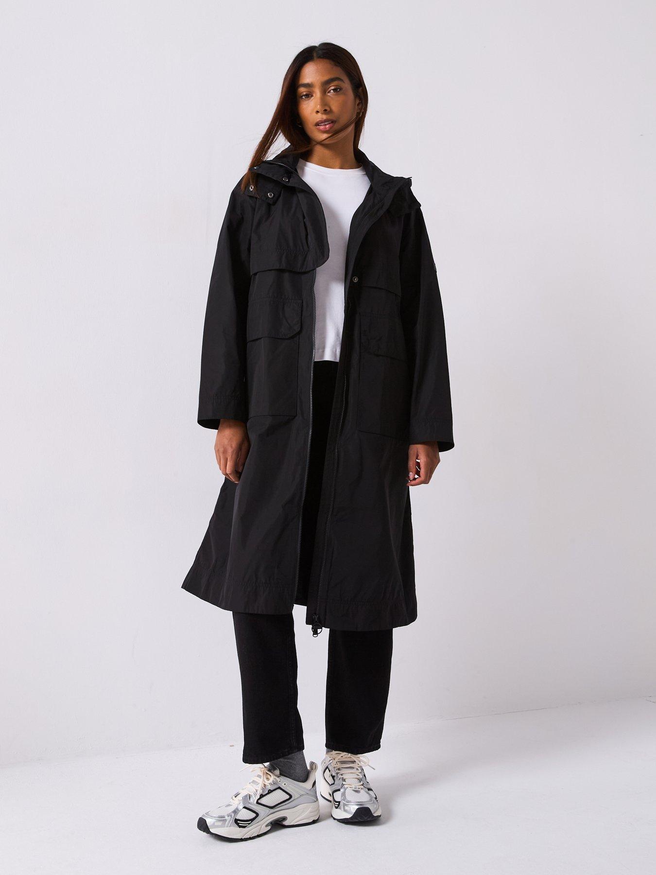 Image 3 of 6 of Barbour International Roxanna Showerproof Jacket - Black