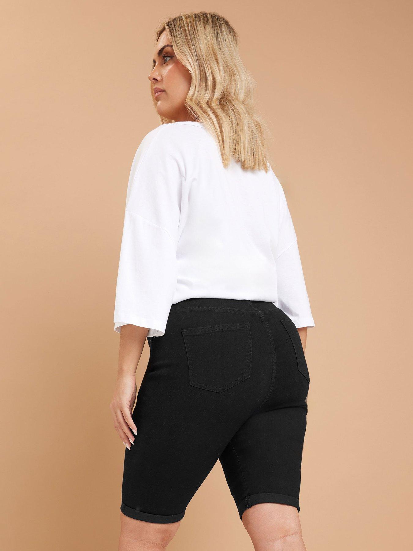 Image 2 of 4 of Yours Curve Basic Denim Short