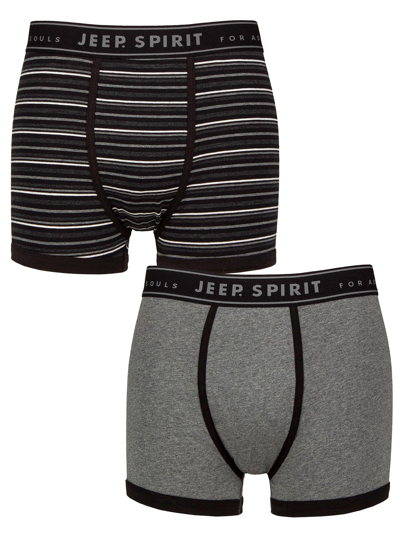 undefined Jeep Spirit Knitted Trunks 2 Pack - Multi