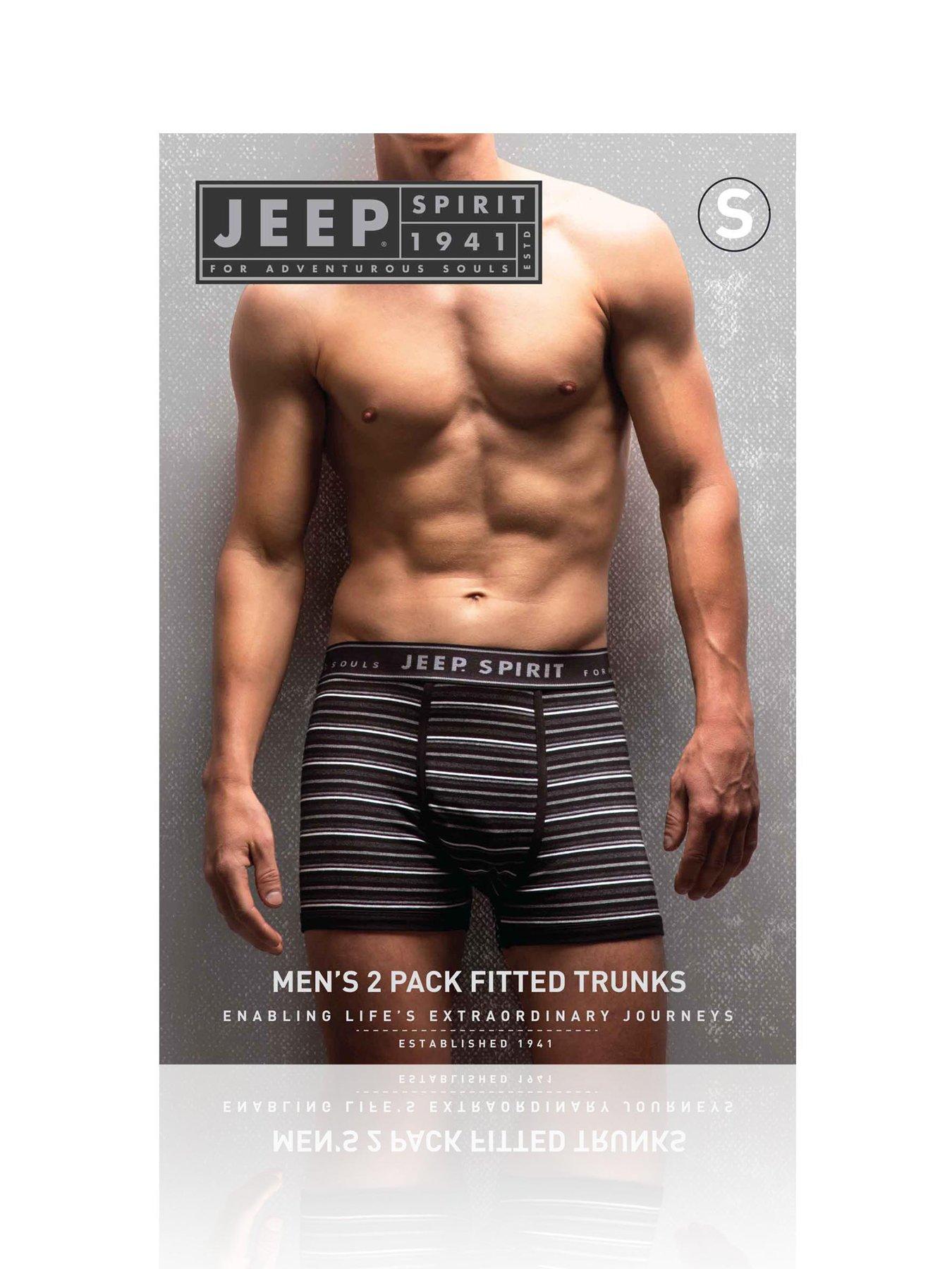 Image 3 of 3 of Sockshop Jeep Spirit Knitted Trunks 2 Pack - Multi