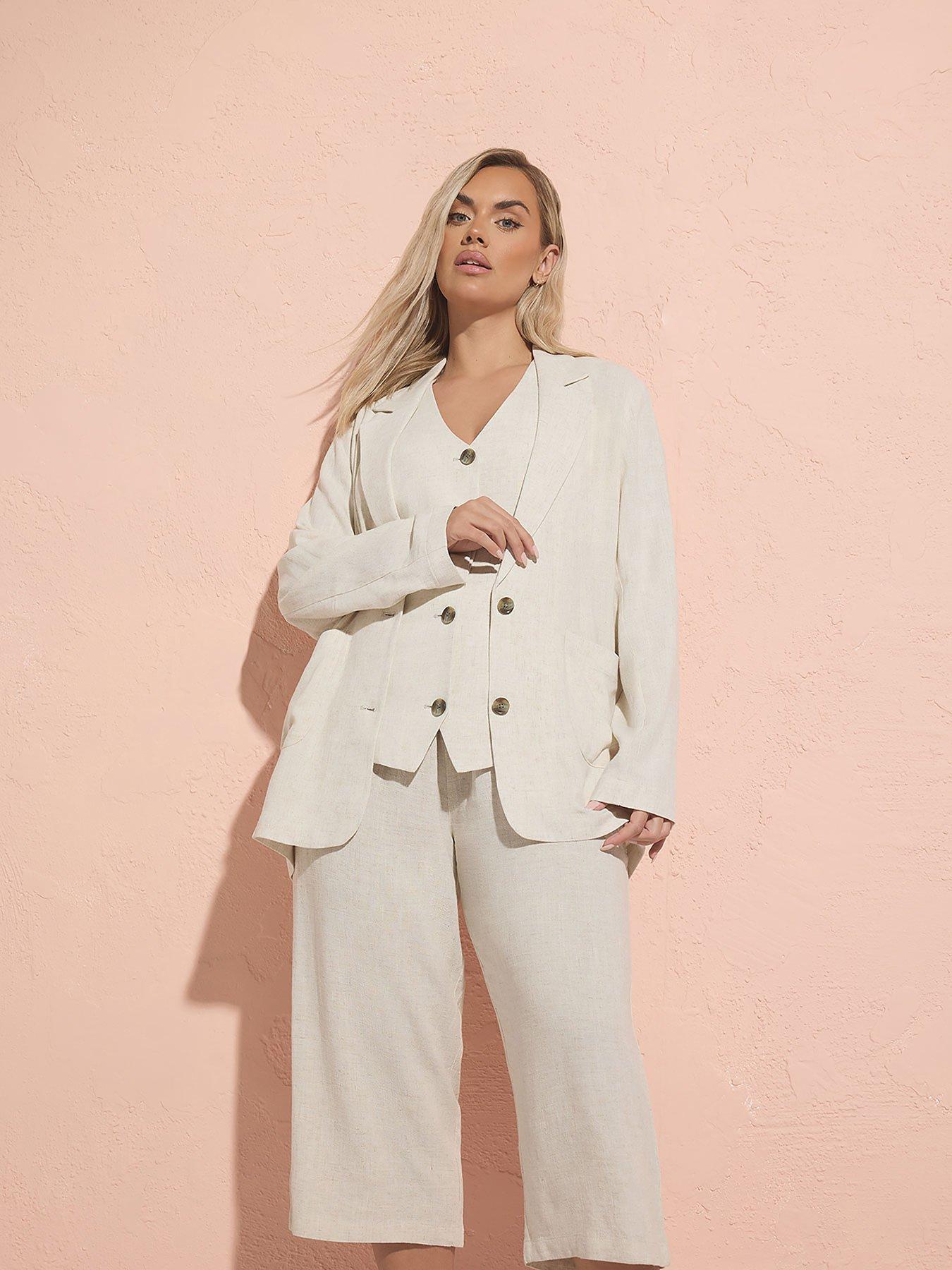Image 1 of 4 of Yours Curve Relaxed Unlined Blazer