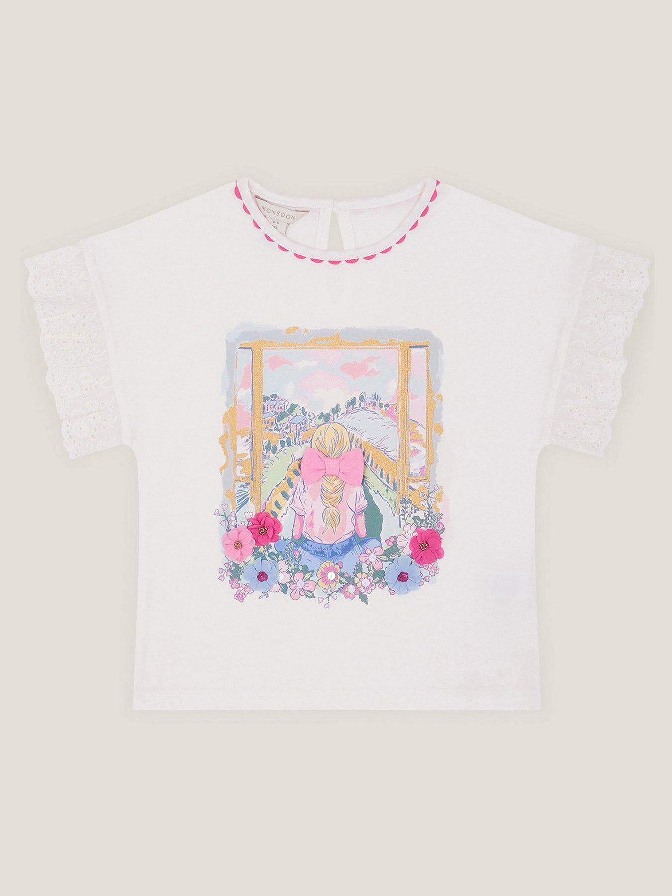 undefined Girls Scene T-Shirt - White