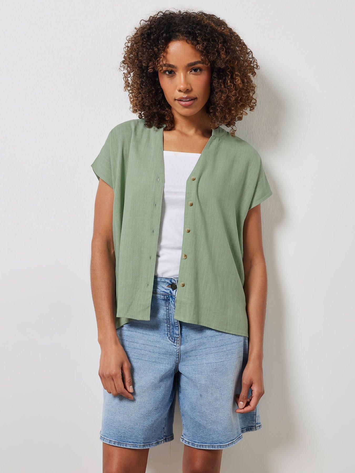 undefined Grown On Sleeve Button Shirt