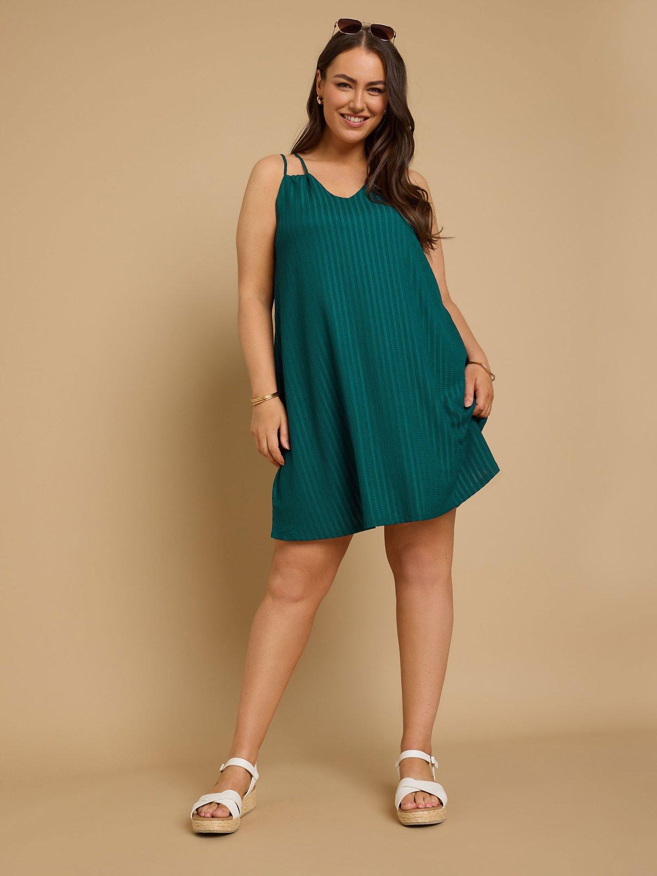 Image of Yours Curve Double Strap Cami Dress