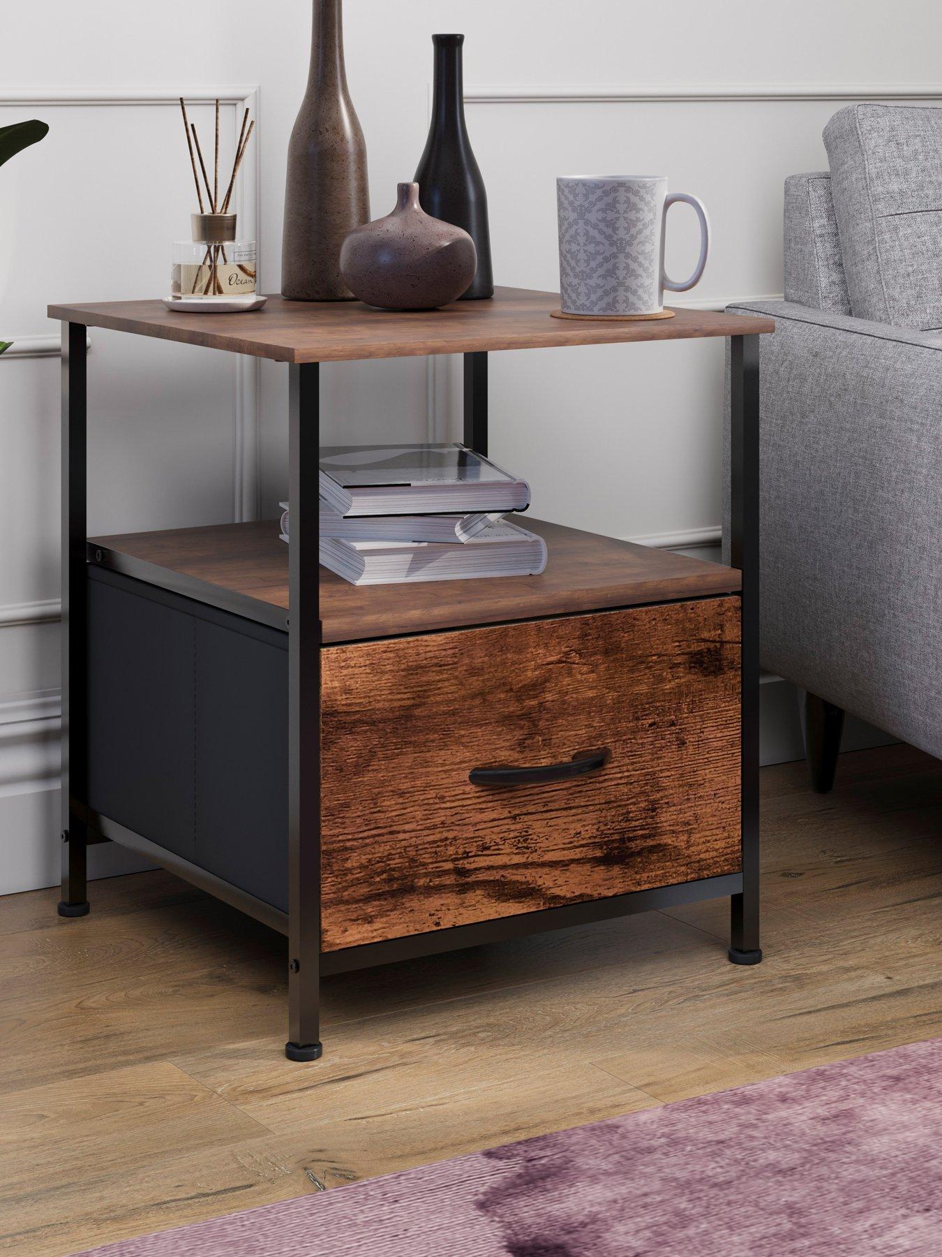 Image 1 of 6 of Vida Designs Chorley 1 Drawer Fabric Chest