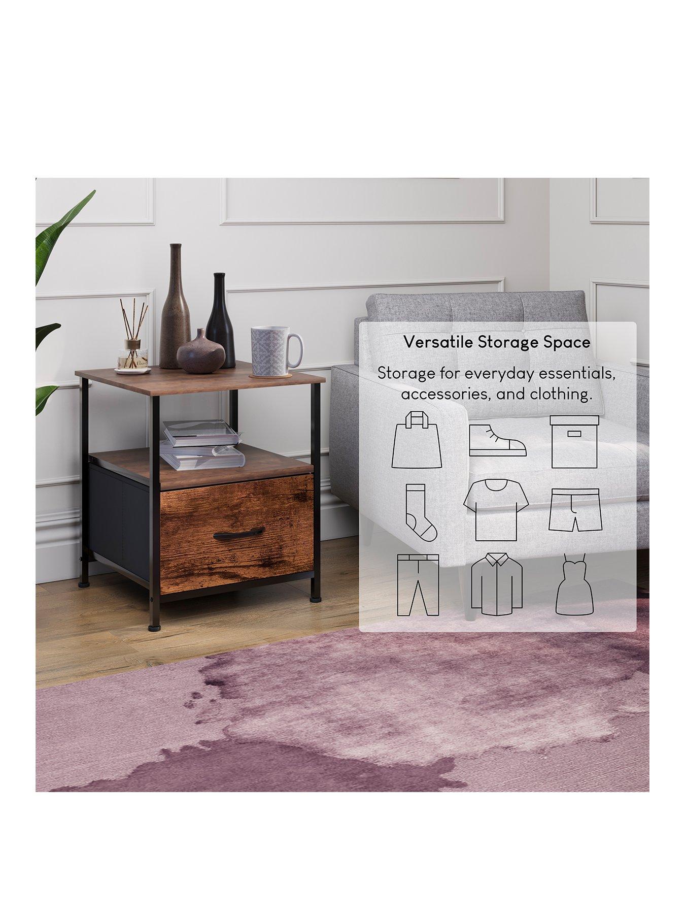 Image 3 of 6 of Vida Designs Chorley 1 Drawer Fabric Chest